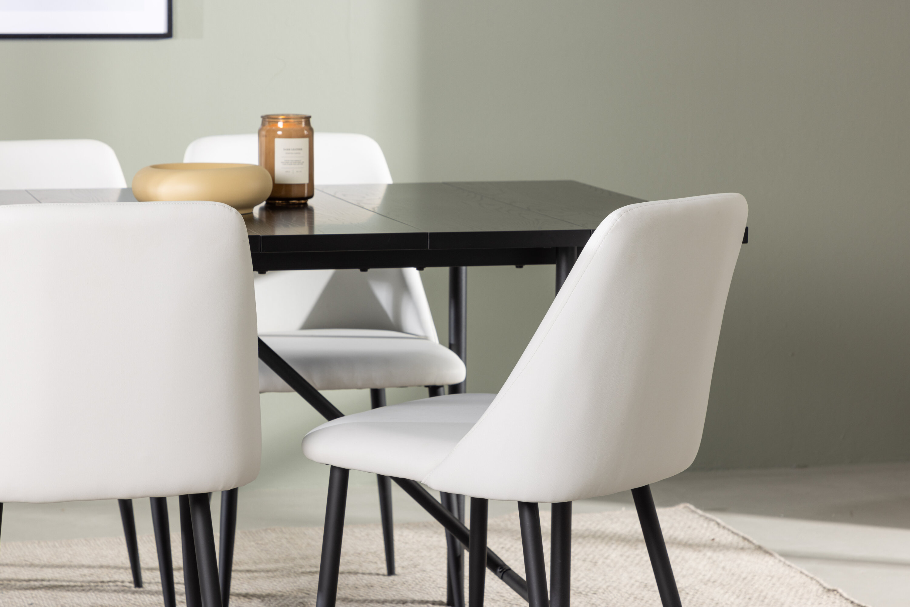 deLOHN Night Téglalap alakú étkezőgarnitúra