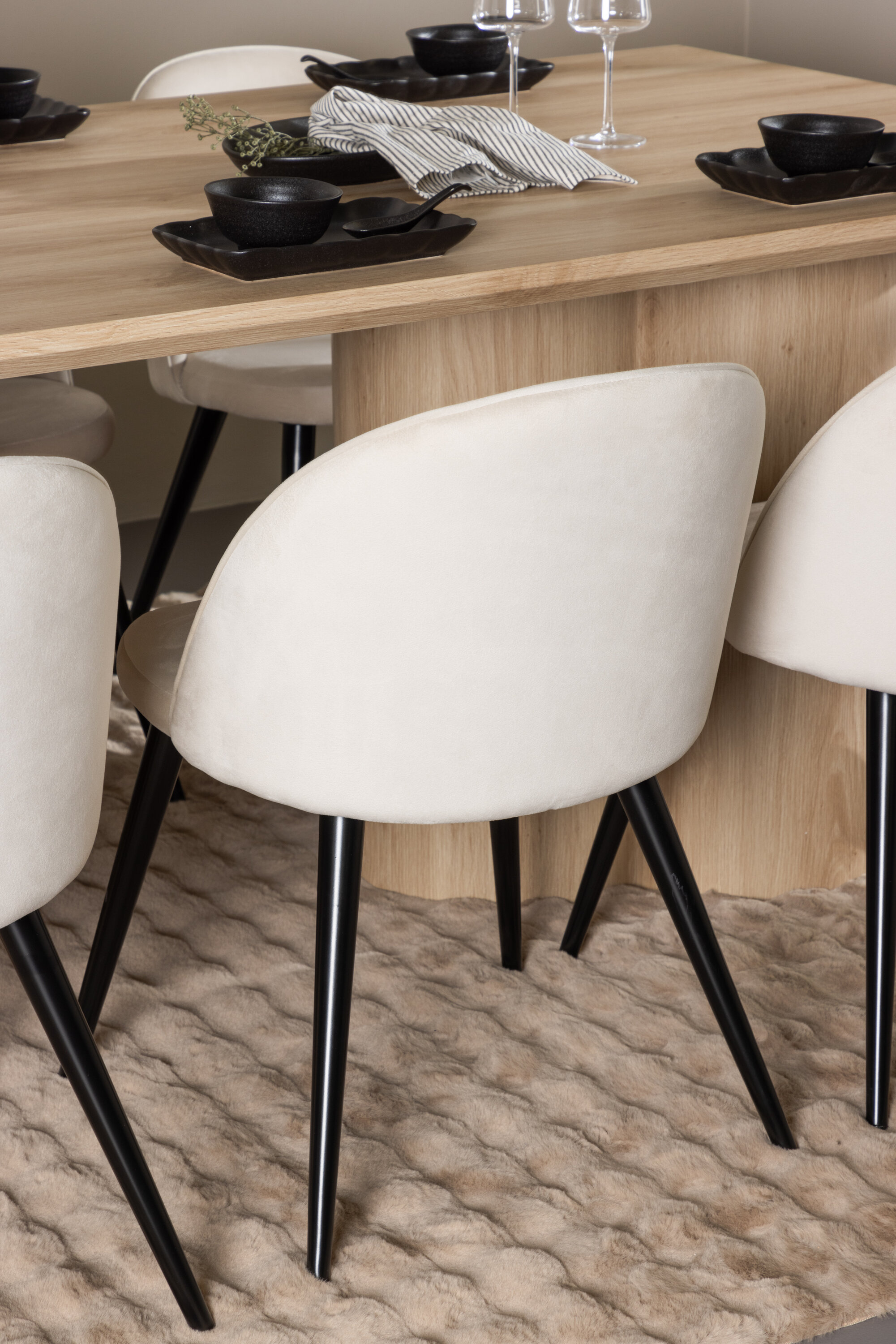 deLOHN Olivia, Velvet Téglalap alakú étkezőgarnitúra