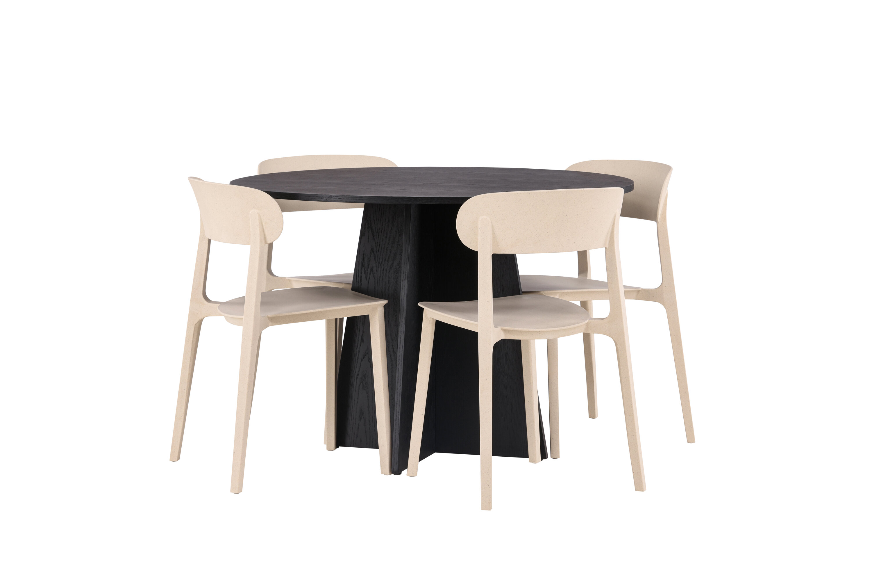 deLOHN Bootcut Oval, Åstol Kör alakú étkezőgarnitúra