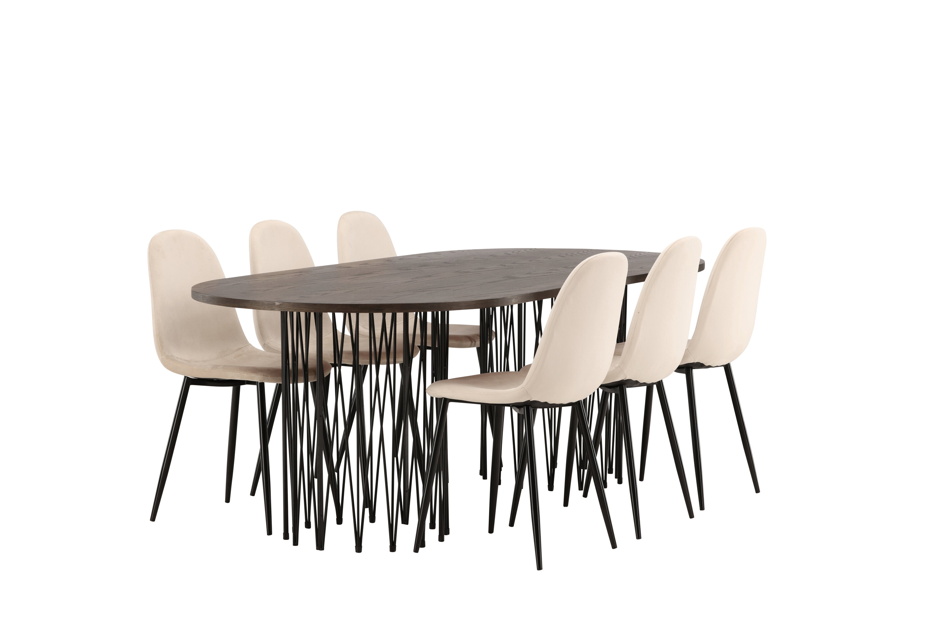 deLOHN Stone oval, Polar Ovális étkezőgarnitúra