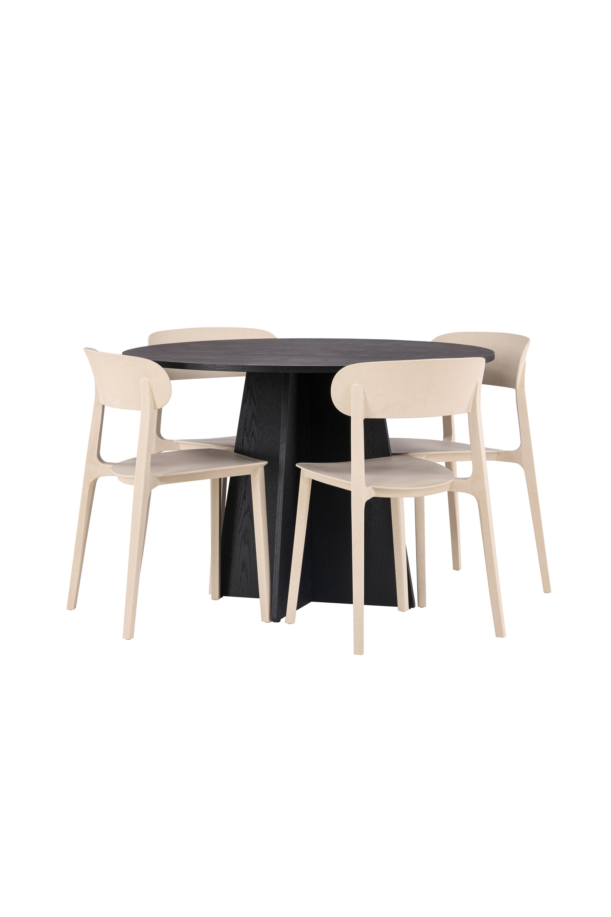 deLOHN Bootcut Oval, Åstol Kör alakú étkezőgarnitúra