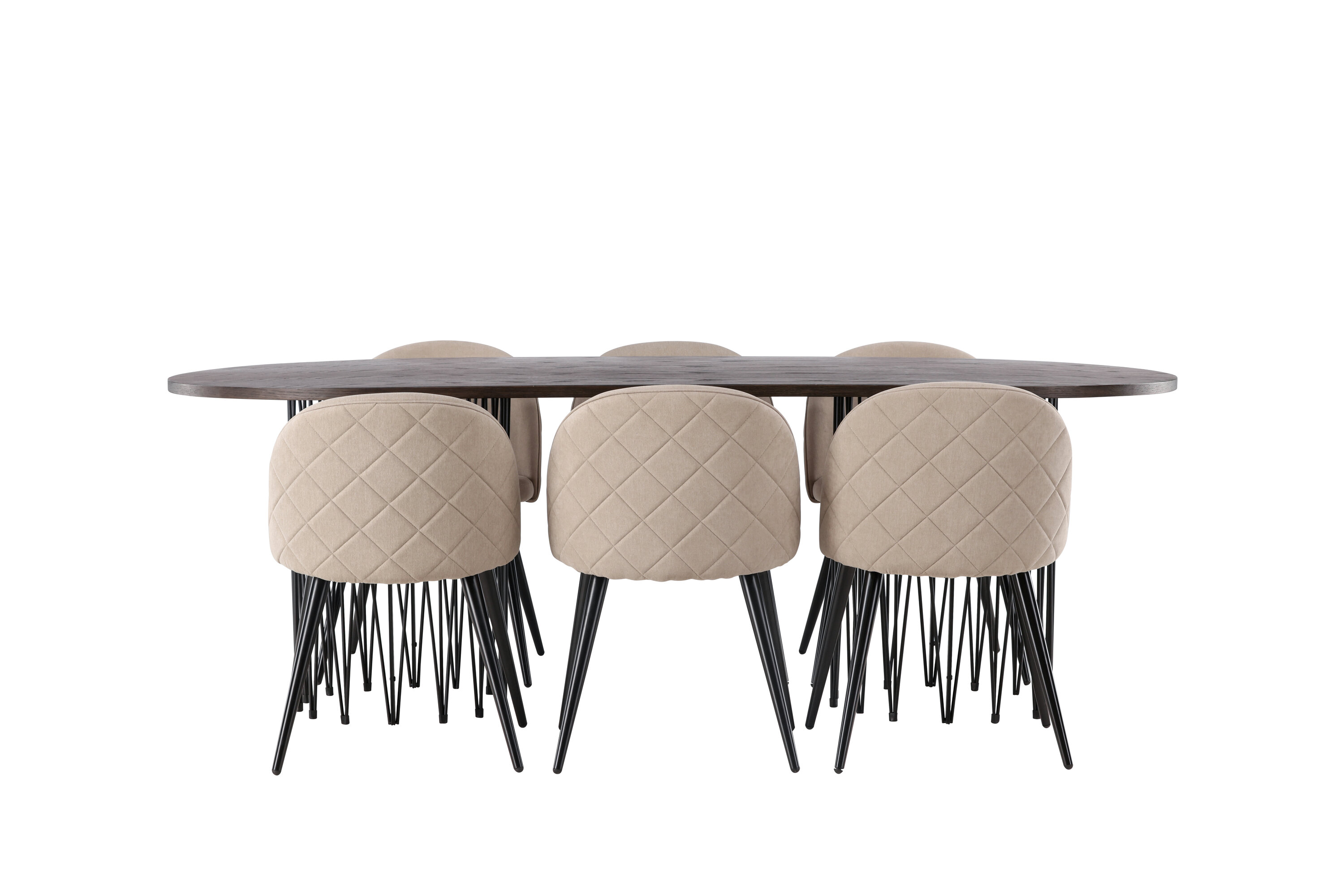 deLOHN Stone oval, Velvet Téglalap alakú étkezőgarnitúra