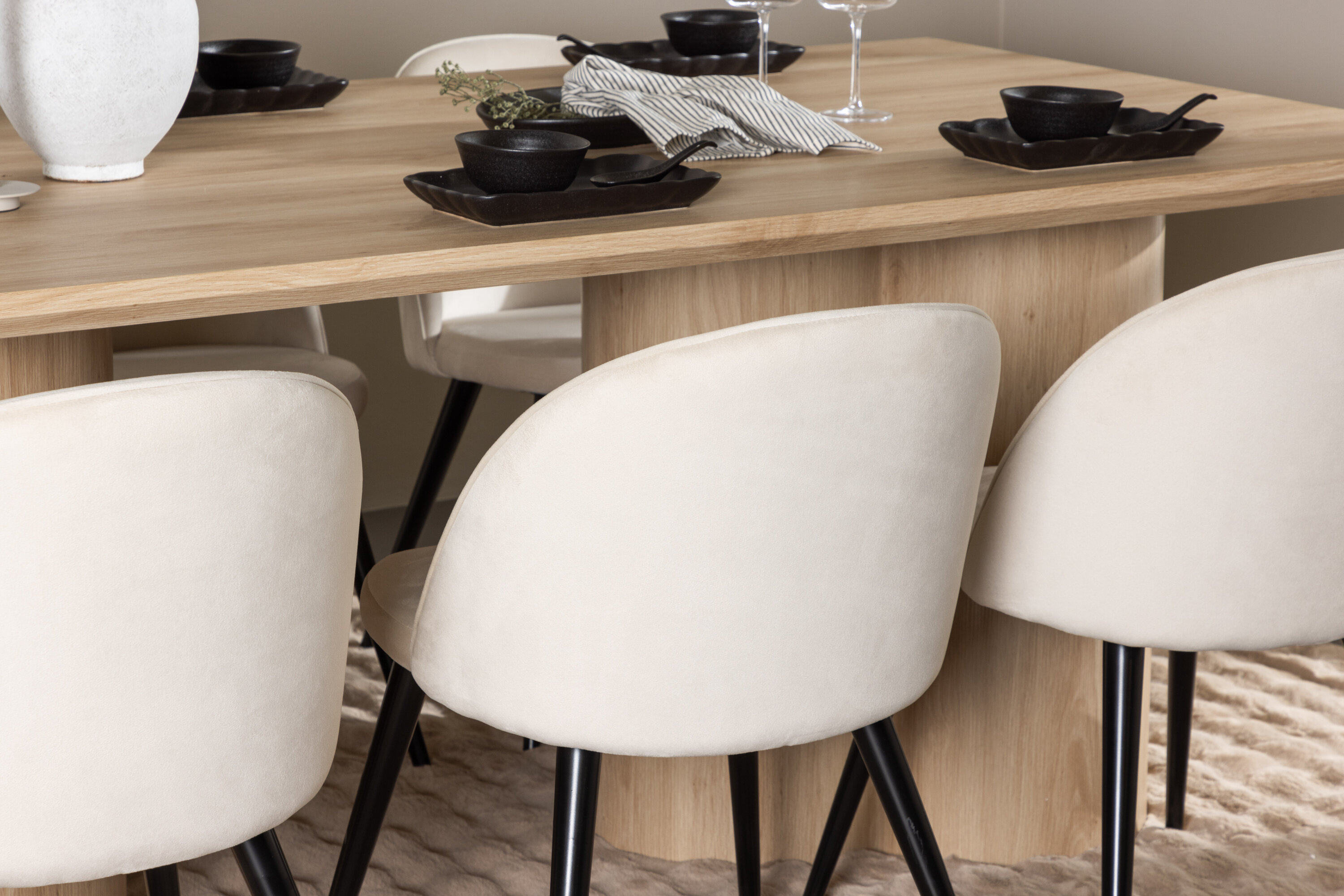 deLOHN Olivia, Velvet Téglalap alakú étkezőgarnitúra