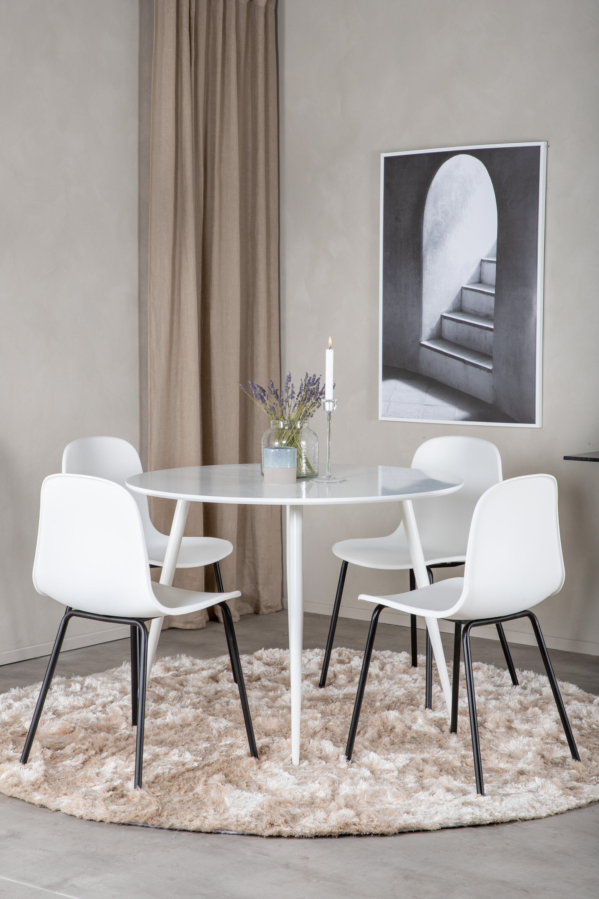 deLOHN Plaza, Arctic Kör alakú étkezőgarnitúra