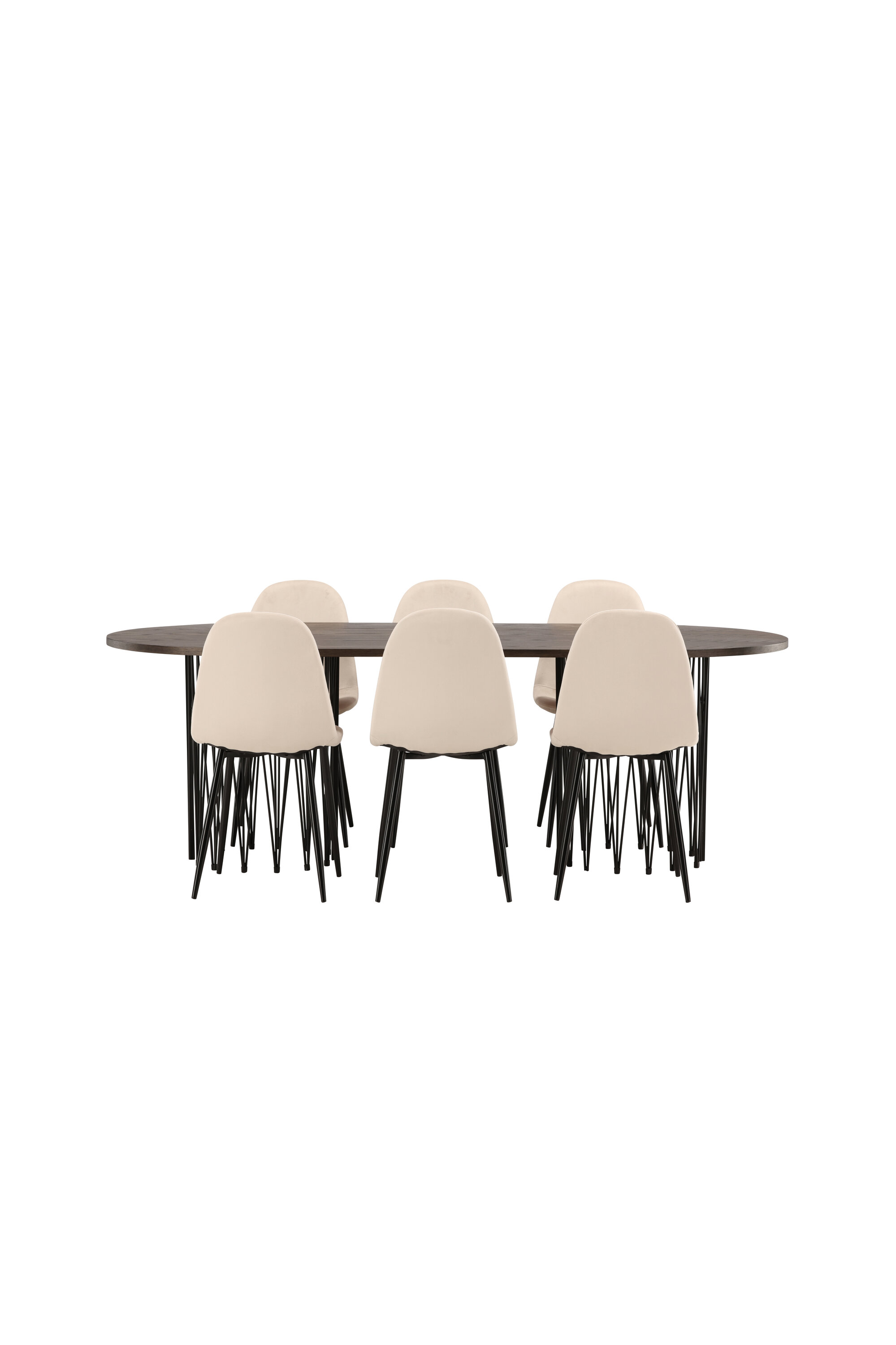 deLOHN Stone oval, Polar Ovális étkezőgarnitúra