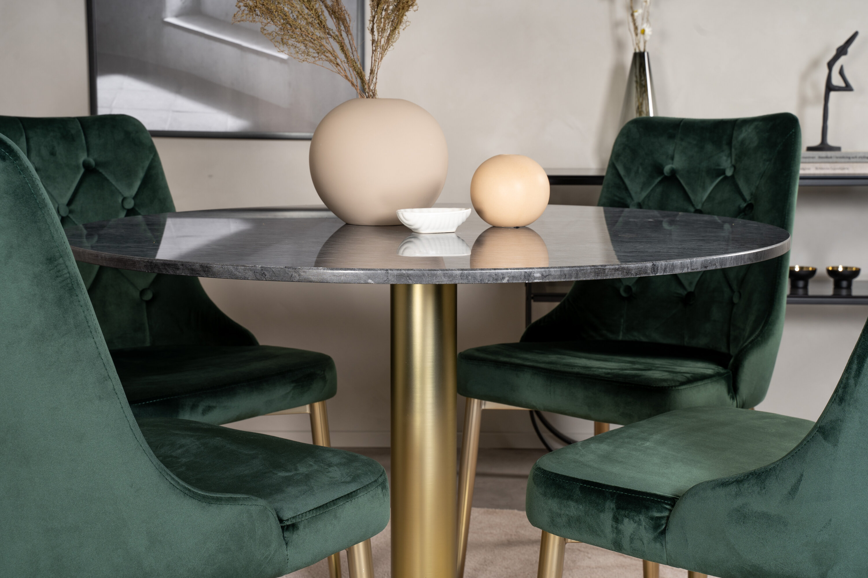 deLOHN Estelle, Velvet Deluxe Kör alakú étkezőgarnitúra