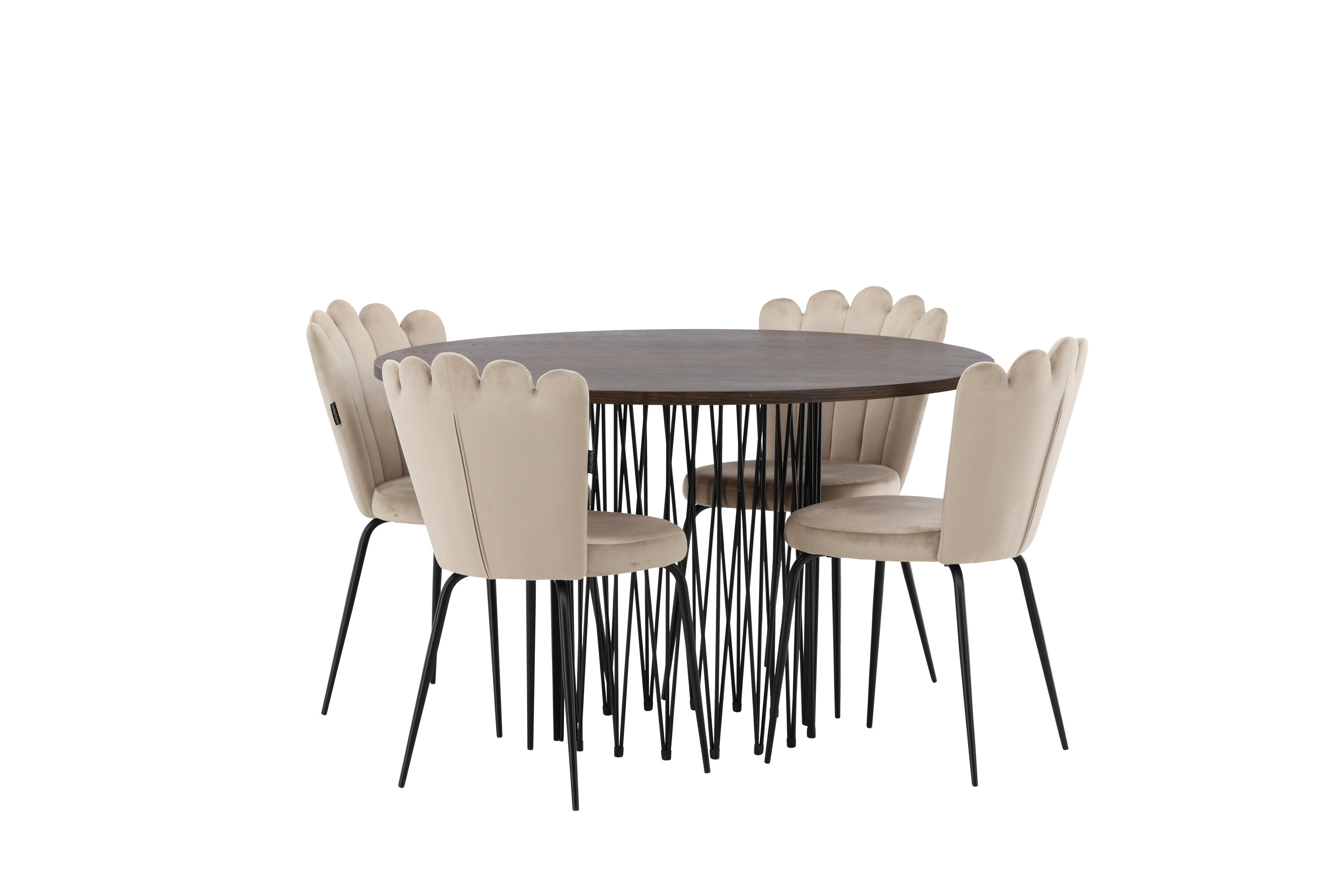 deLOHN Stone round, Limhamn Kör alakú étkezőgarnitúra