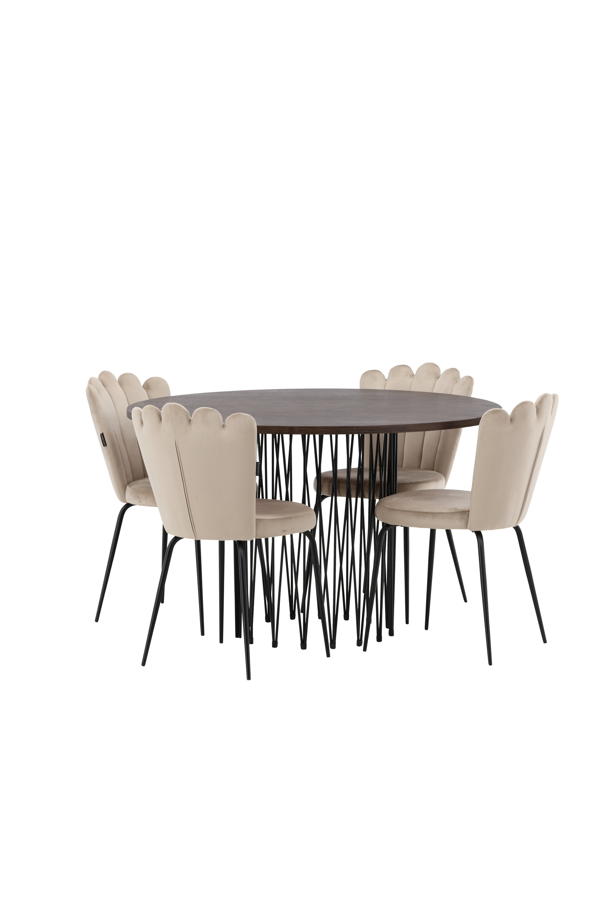 deLOHN Stone round, Limhamn Kör alakú étkezőgarnitúra