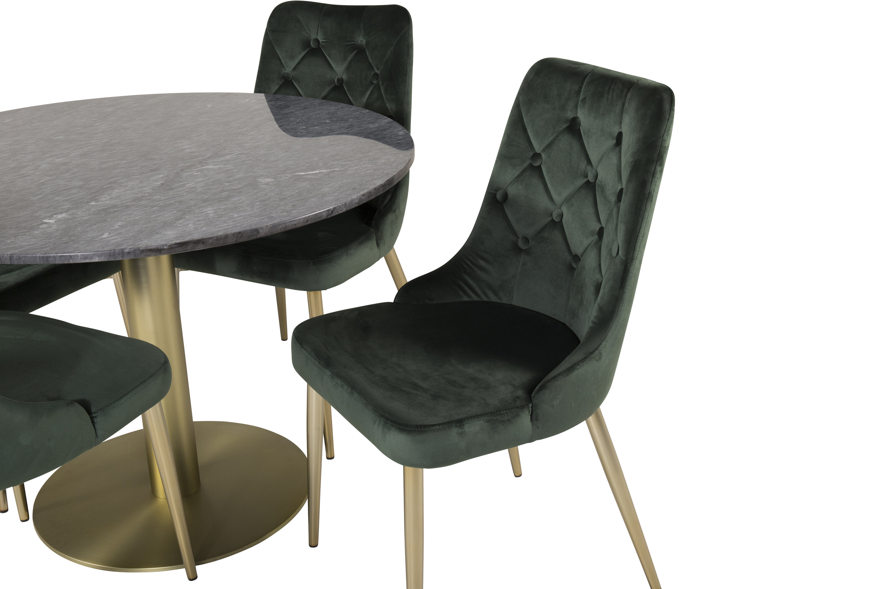 deLOHN Estelle, Velvet Deluxe Kör alakú étkezőgarnitúra