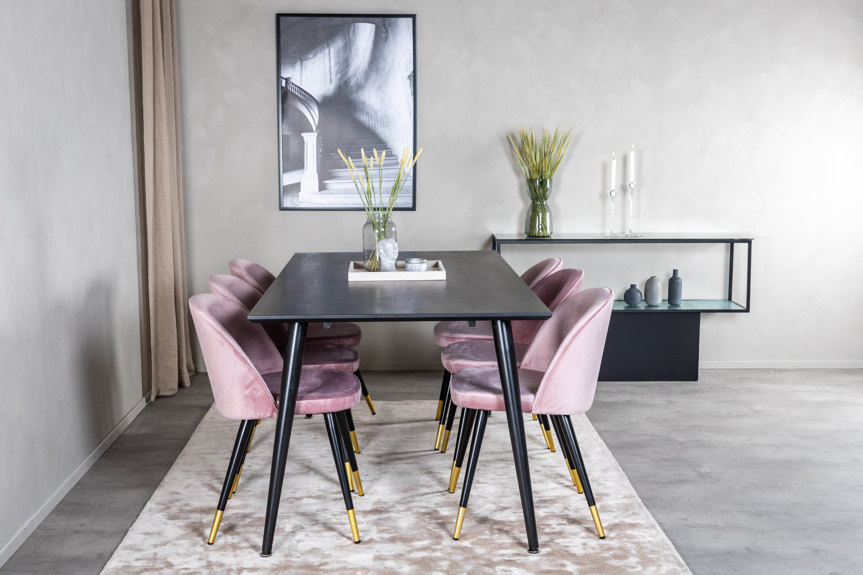 deLOHN Dipp, Velvet Téglalap alakú étkezőgarnitúra