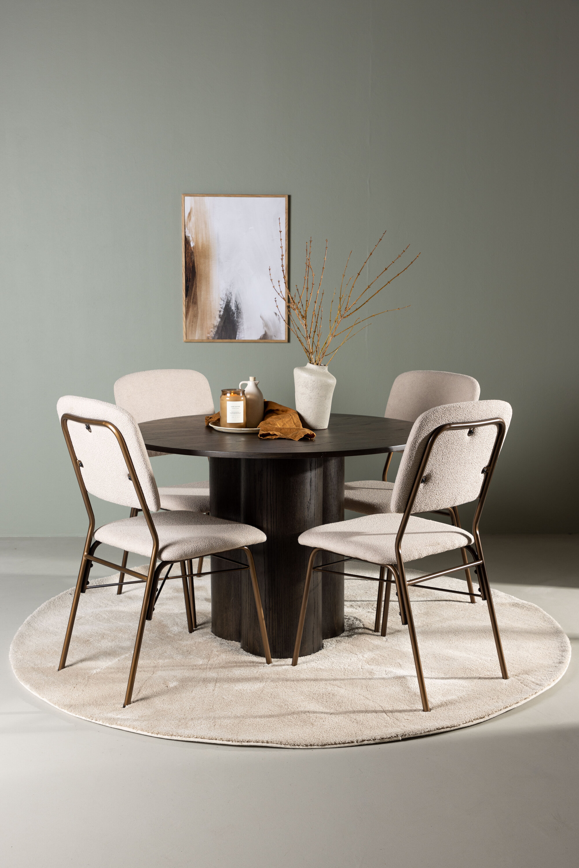 deLOHN Seda Kör alakú étkezőgarnitúra