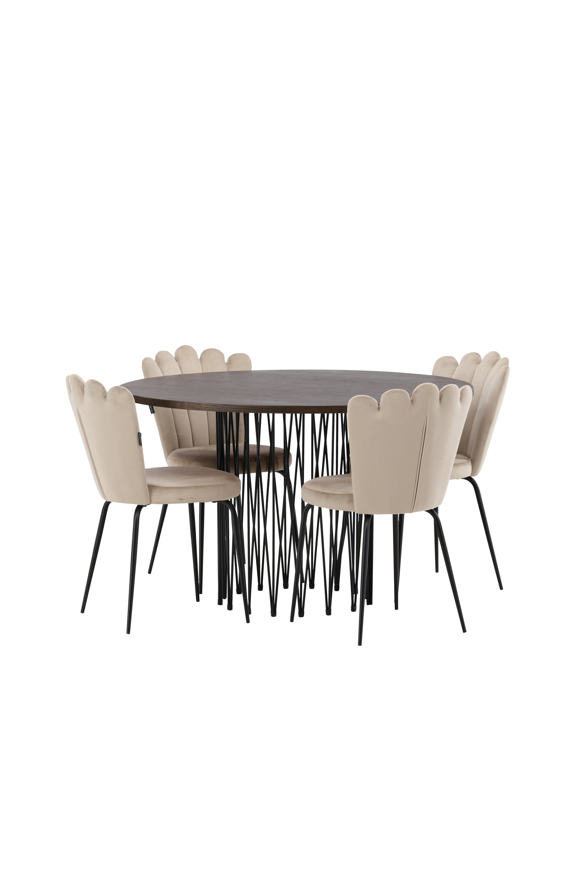 deLOHN Stone round, Limhamn Kör alakú étkezőgarnitúra