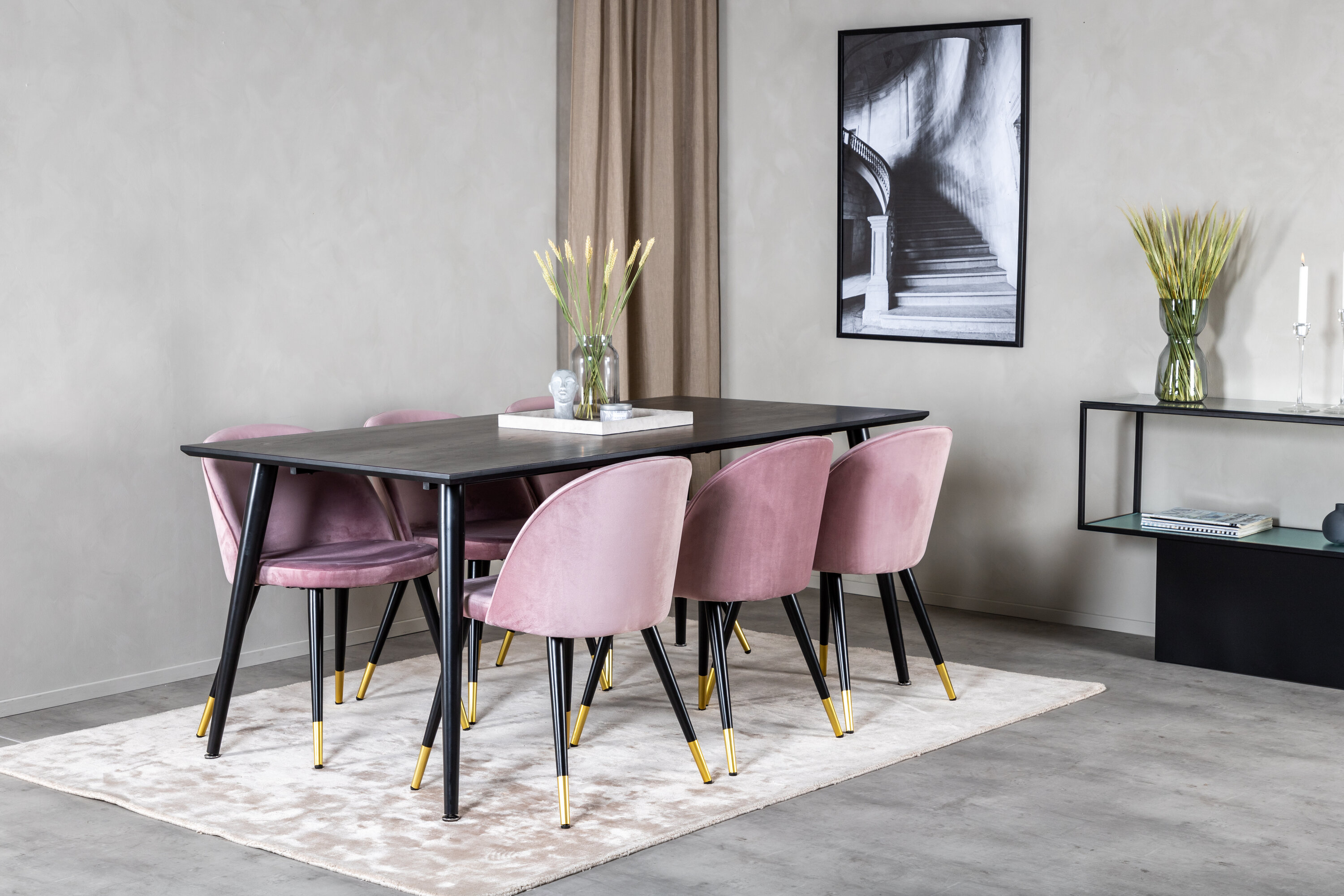 deLOHN Dipp, Velvet Téglalap alakú étkezőgarnitúra