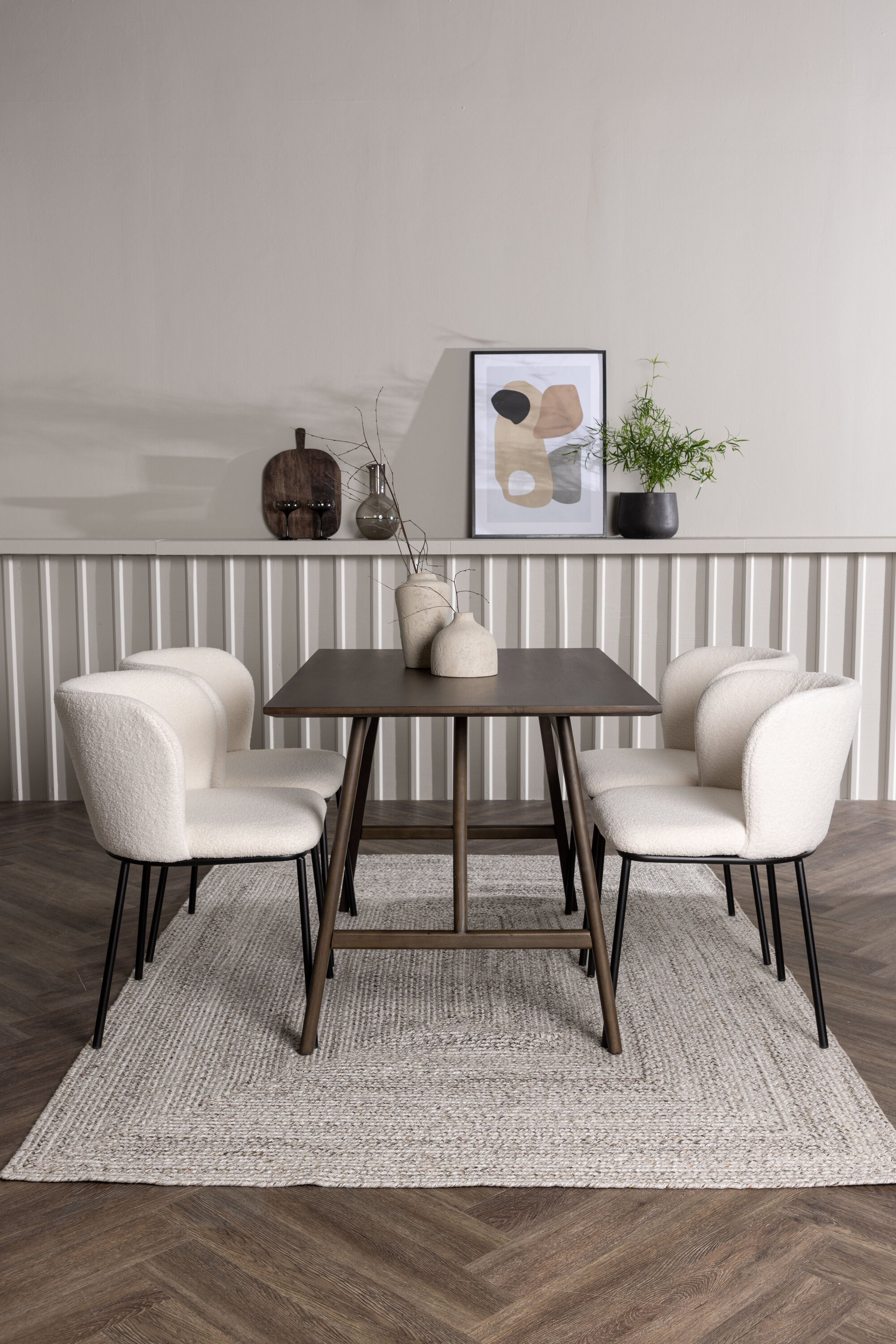 deLOHN Edina Téglalap alakú étkezőgarnitúra