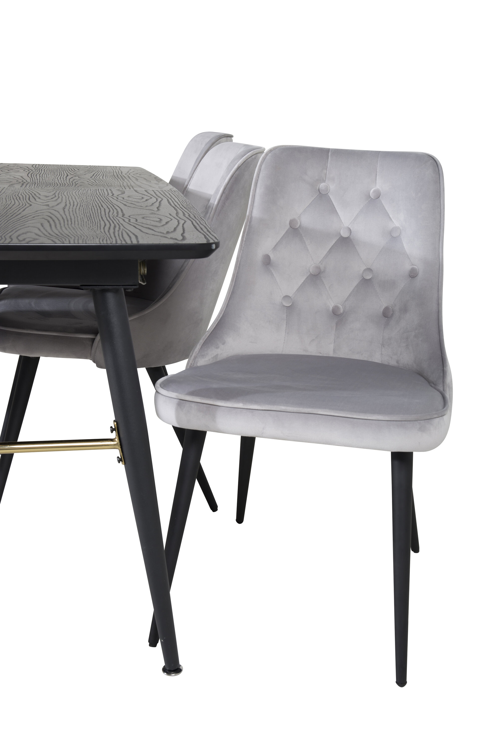 deLOHN Gold, Velvet Deluxe Téglalap alakú étkezőgarnitúra