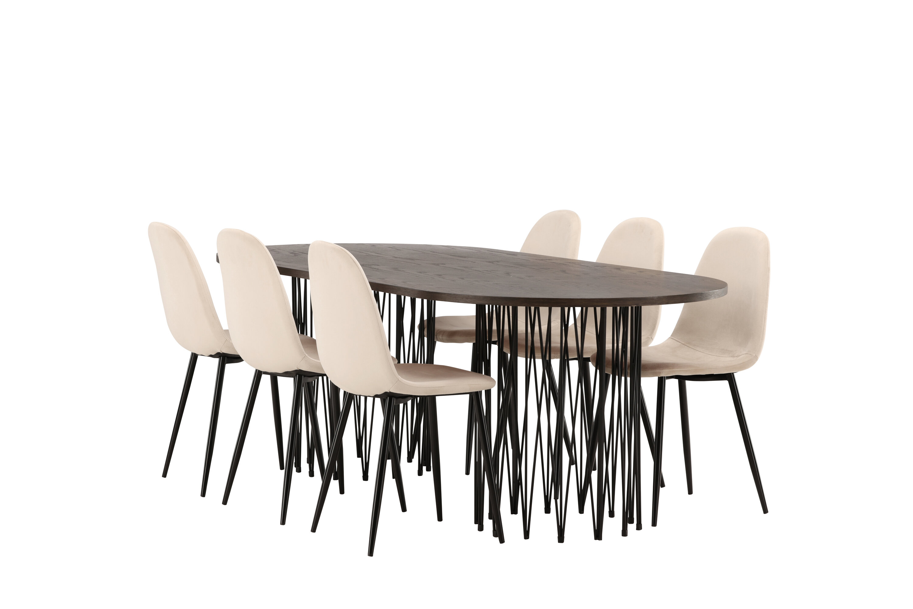 deLOHN Stone oval, Polar Ovális étkezőgarnitúra