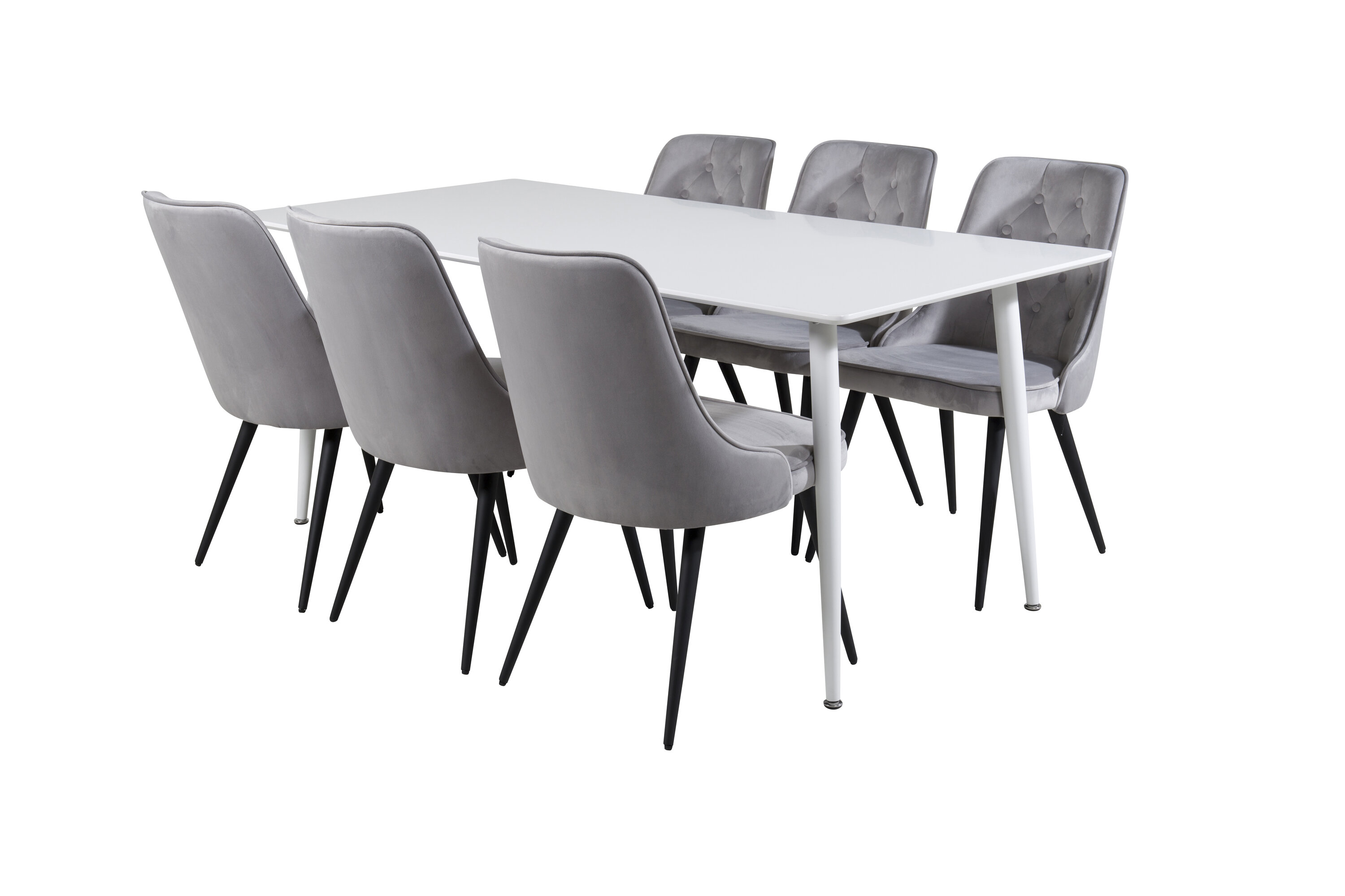 deLOHN Polar, Velvet Deluxe Téglalap alakú étkezőgarnitúra deLOHN Polar, Velvet Deluxe Téglalap alakú étkezőgarnitúra