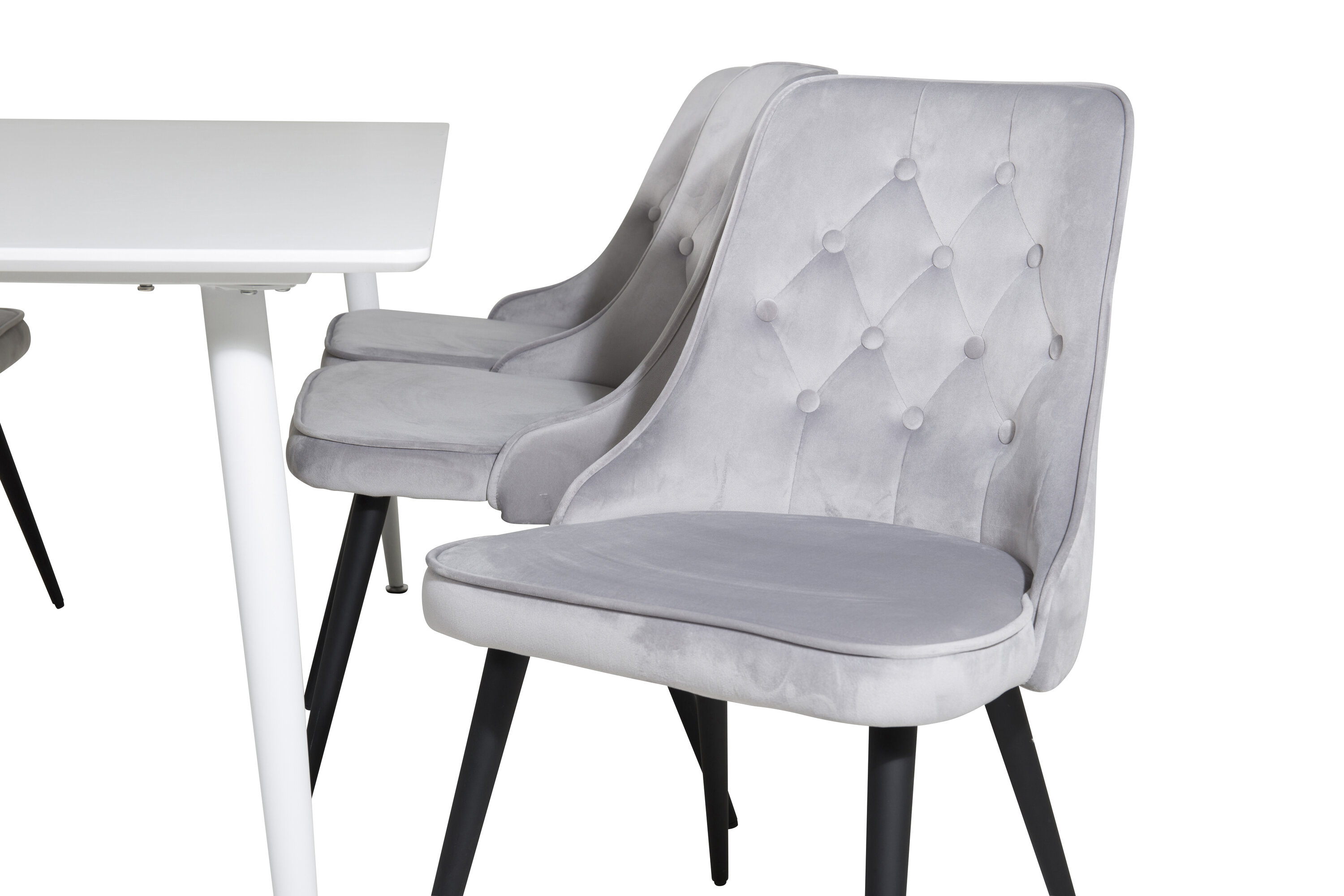deLOHN Polar, Velvet Deluxe Téglalap alakú étkezőgarnitúra deLOHN Polar, Velvet Deluxe Téglalap alakú étkezőgarnitúra
