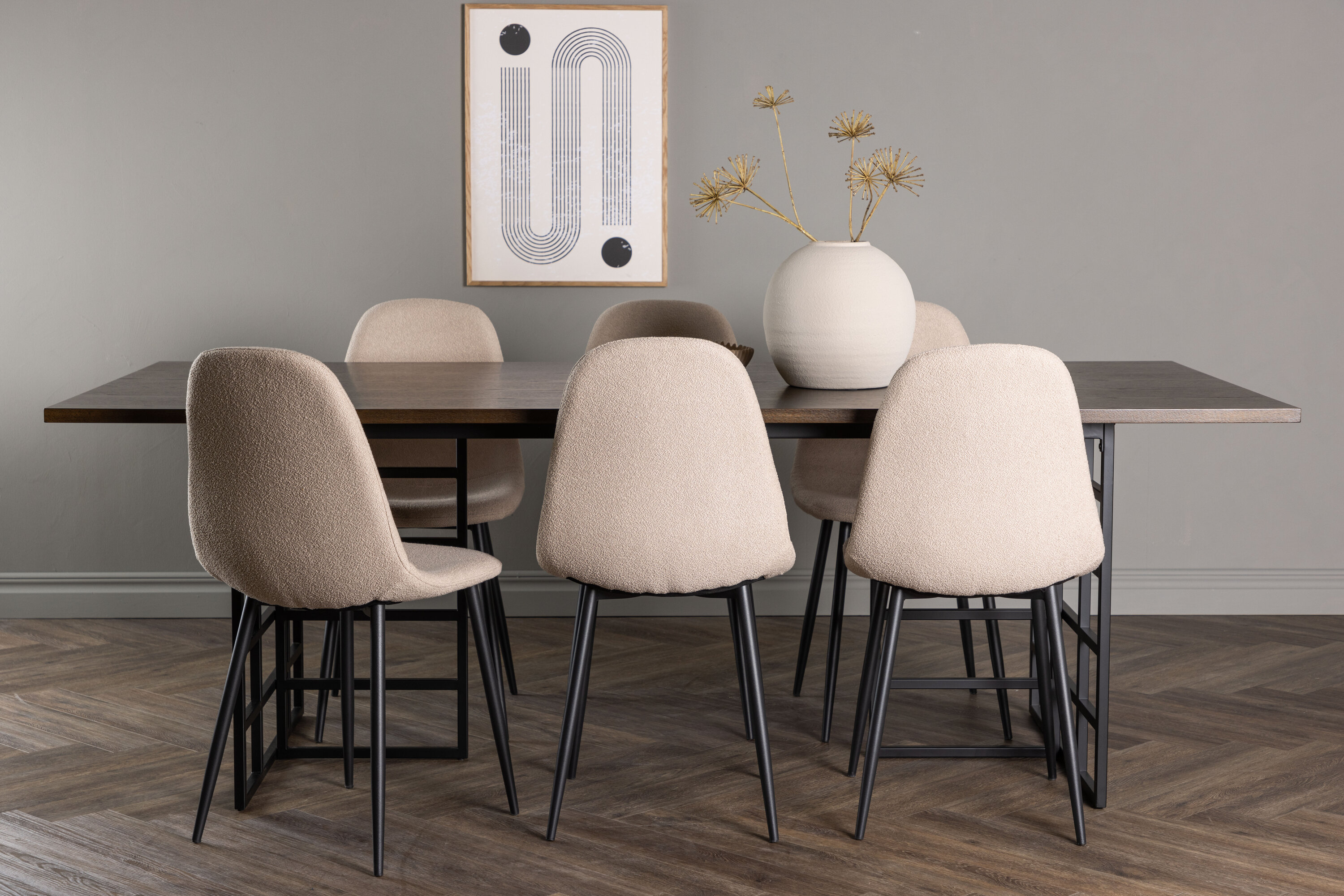 deLOHN Polar Téglalap alakú étkezőgarnitúra