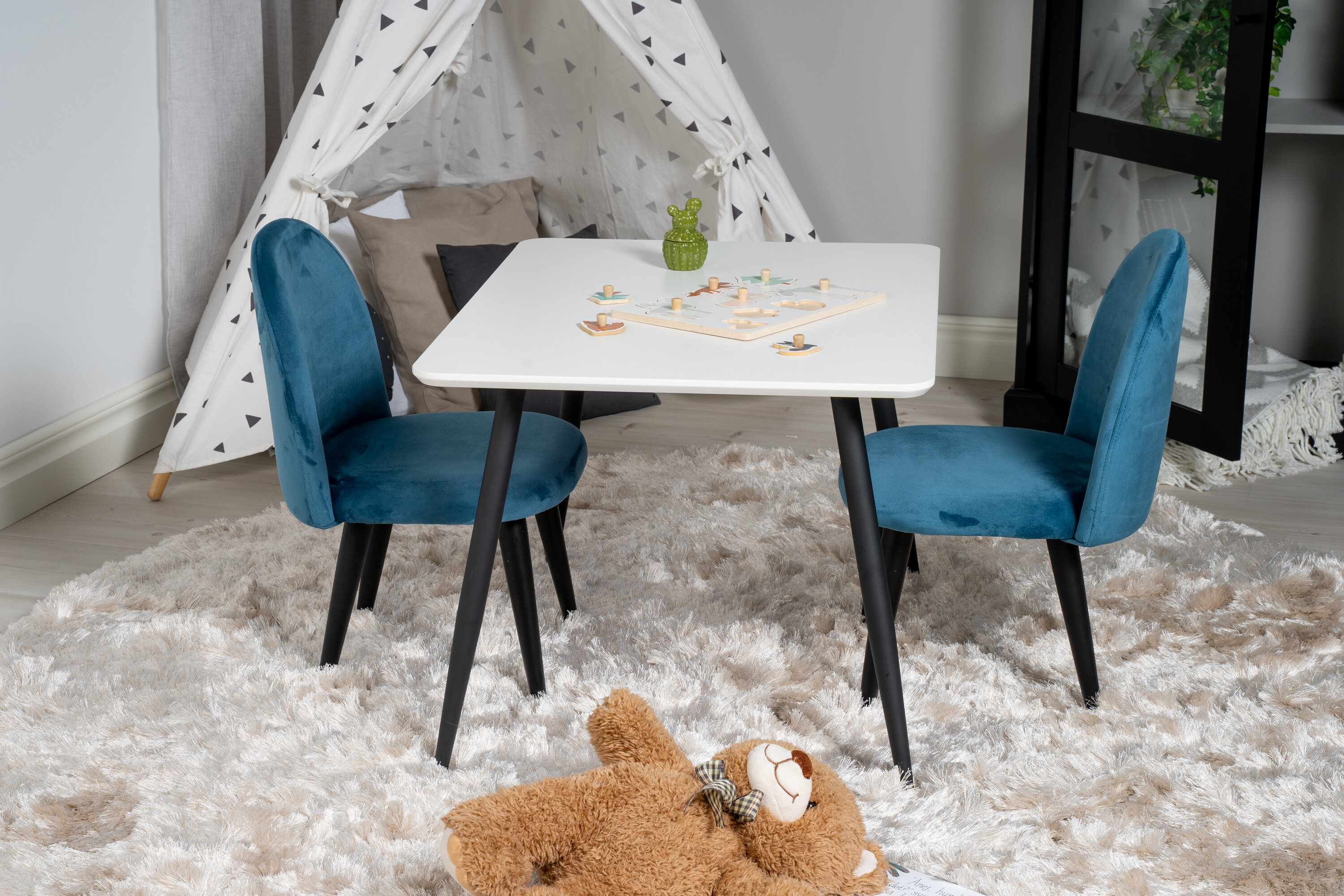 Velvet, Polar Téglalap alakú étkezőgarnitúra Velvet, Polar Téglalap alakú étkezőgarnitúra