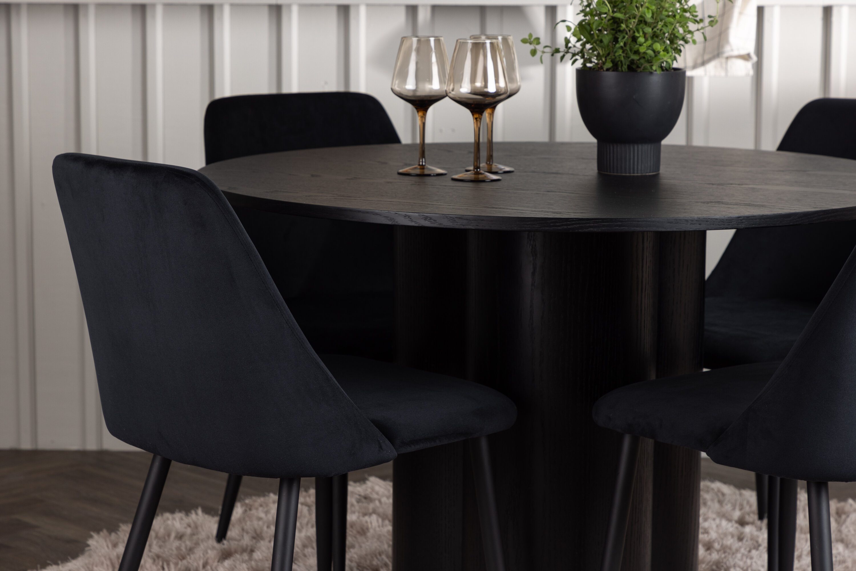 deLOHN Night Kör alakú étkezőgarnitúra