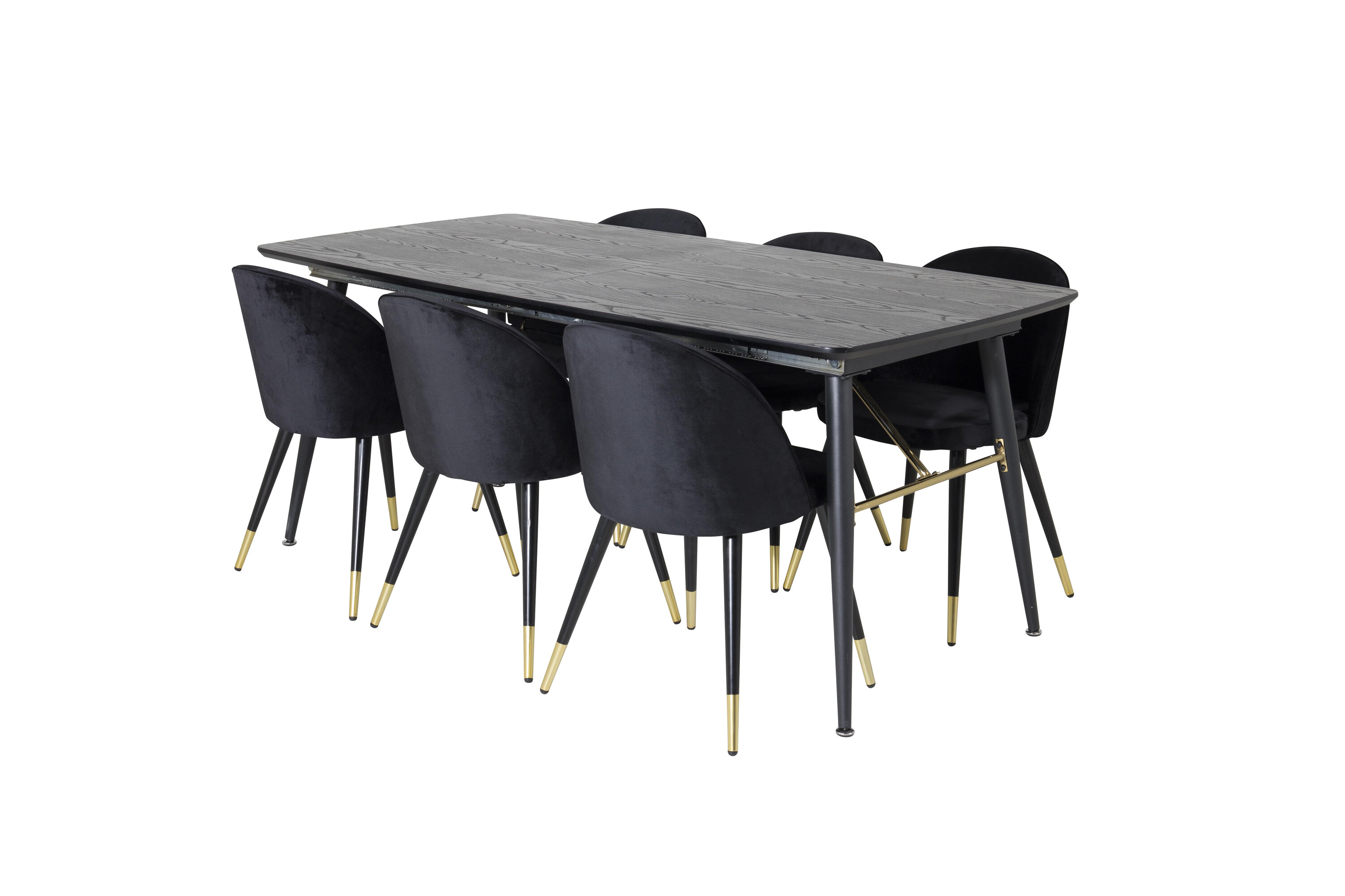 deLOHN Gold, Velvet Téglalap alakú étkezőgarnitúra deLOHN Gold, Velvet Téglalap alakú étkezőgarnitúra