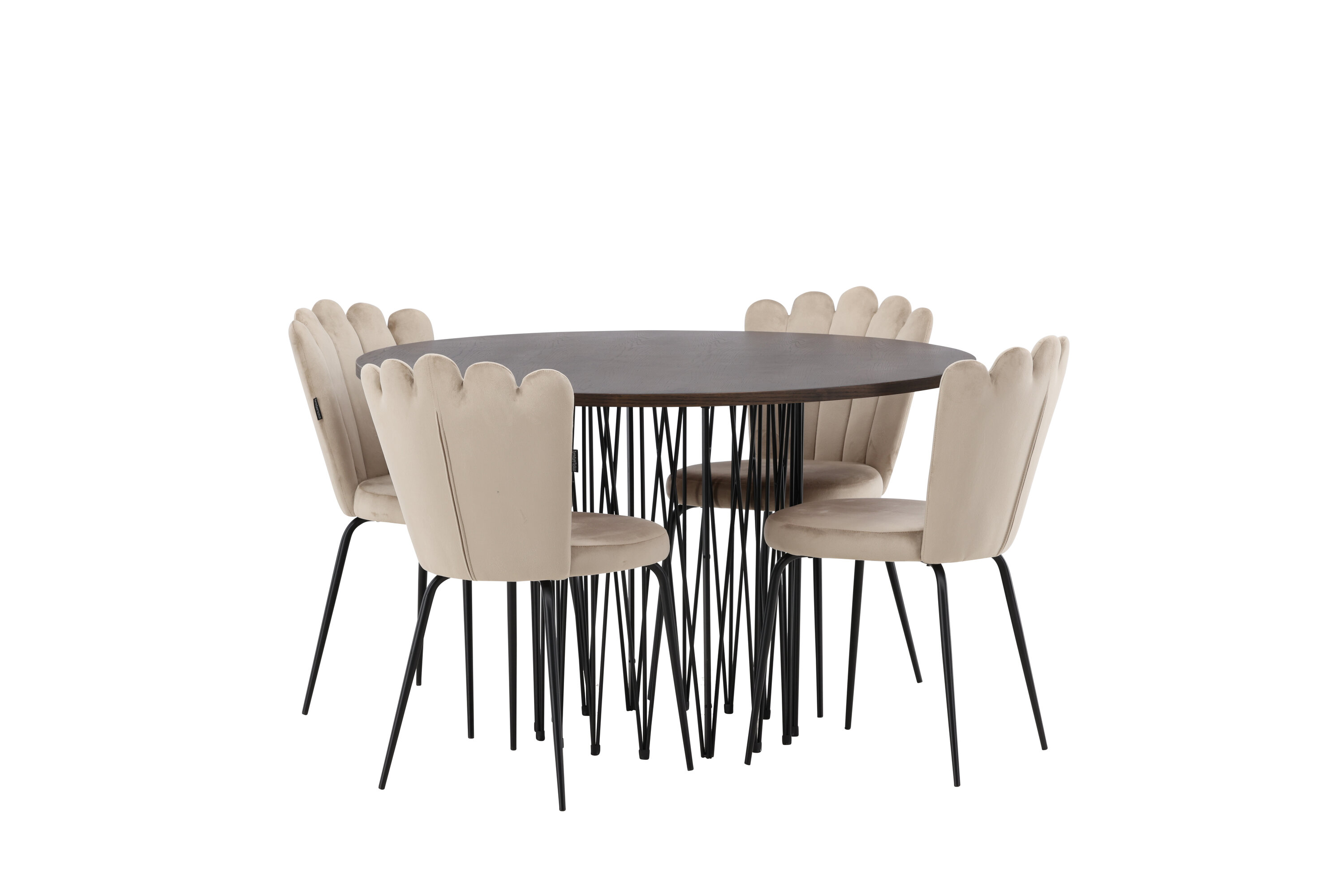 deLOHN Stone round, Limhamn Kör alakú étkezőgarnitúra