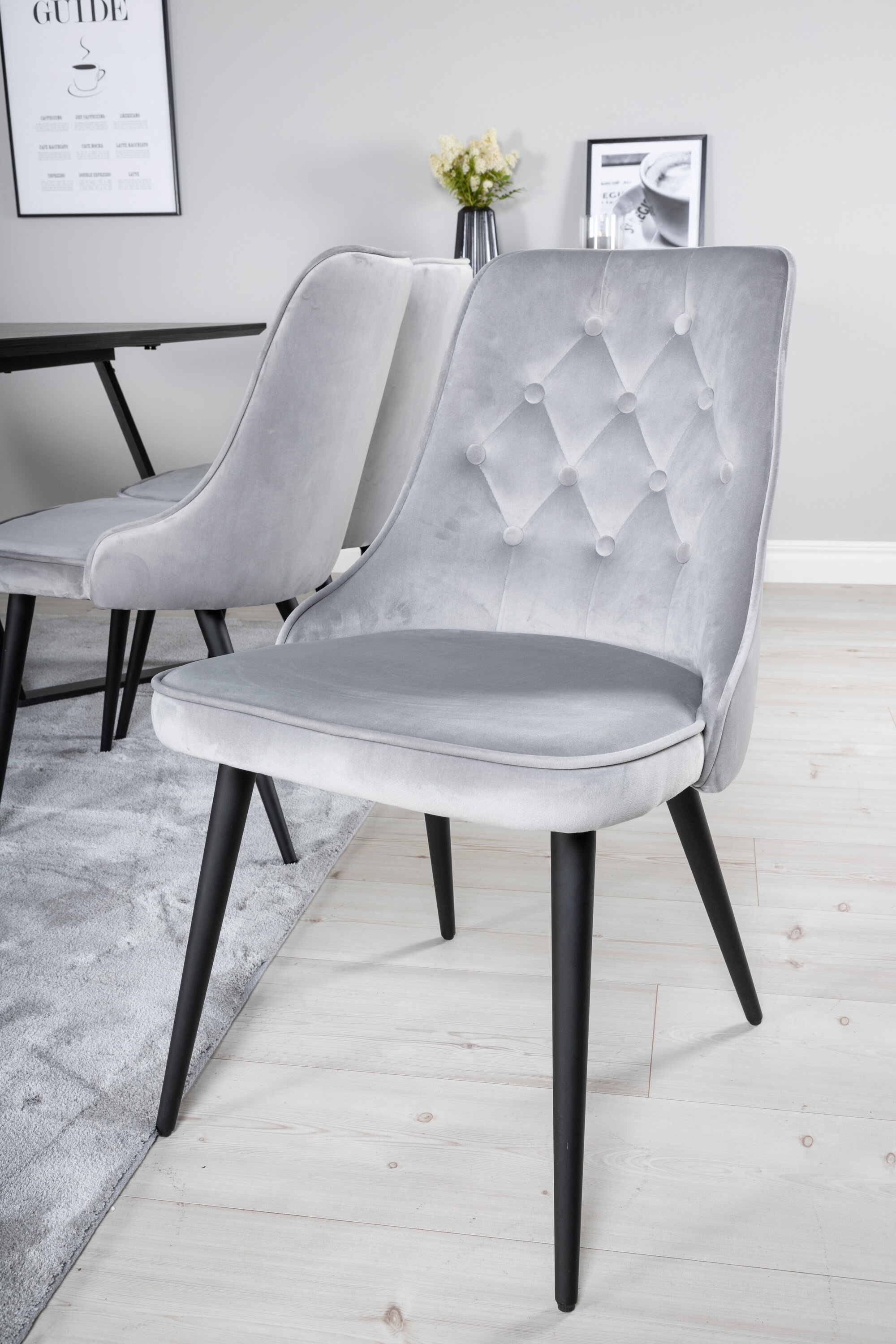 deLOHN Marina, Velvet Deluxe Téglalap alakú étkezőgarnitúra deLOHN Marina, Velvet Deluxe Téglalap alakú étkezőgarnitúra