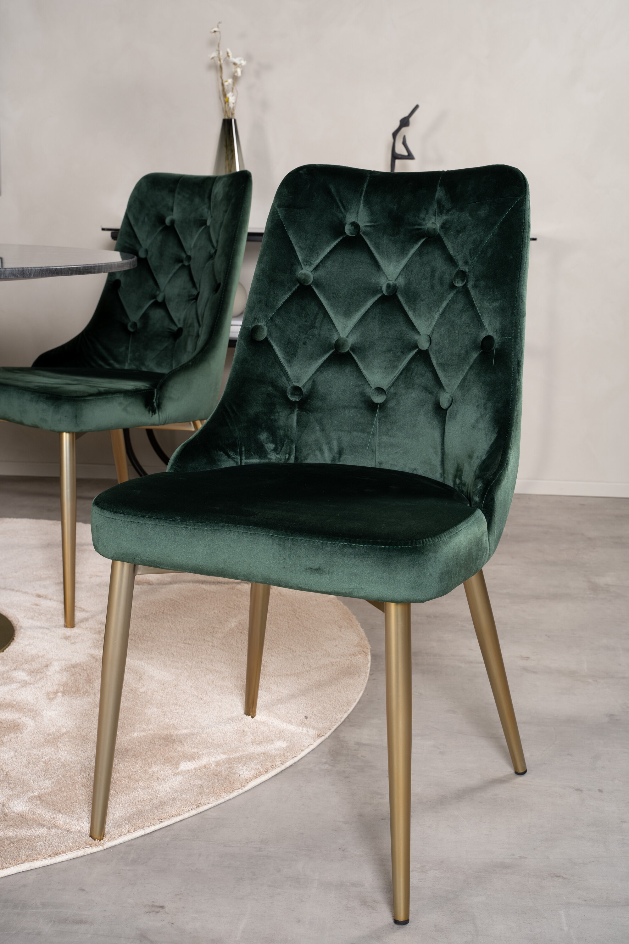 deLOHN Estelle, Velvet Deluxe Kör alakú étkezőgarnitúra