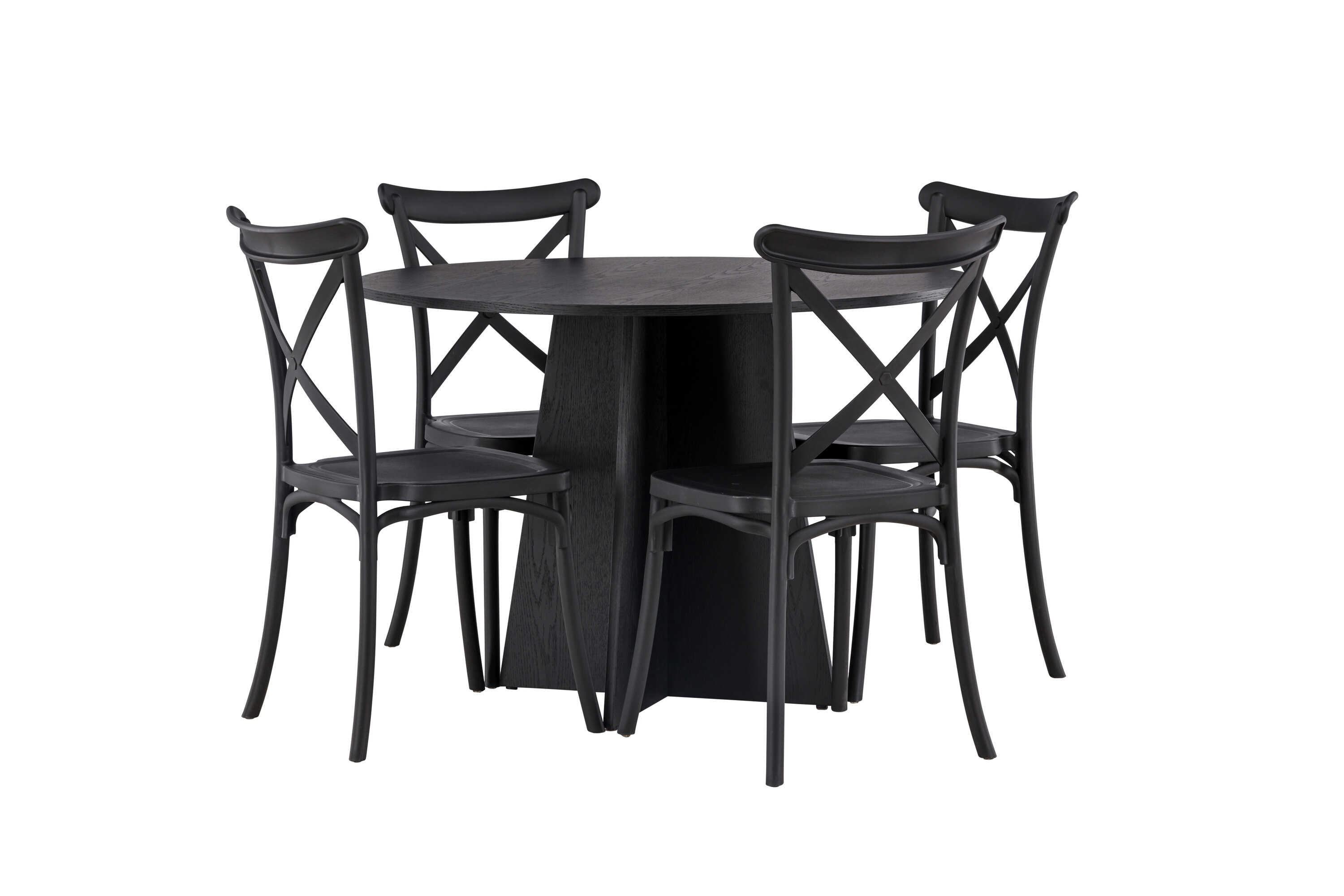 deLOHN Bootcut Round, Crosett Kör alakú étkezőgarnitúra