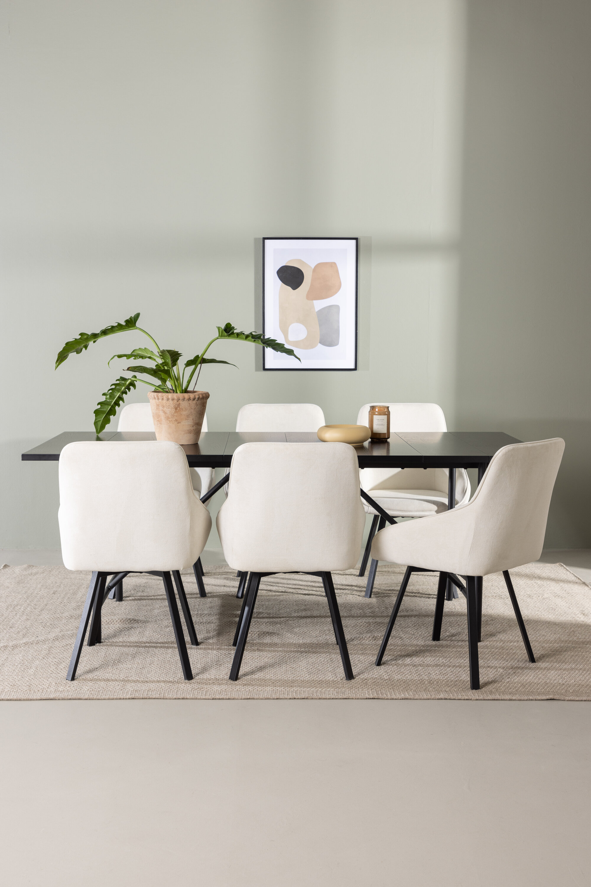 deLOHN Rosie Téglalap alakú étkezőgarnitúra