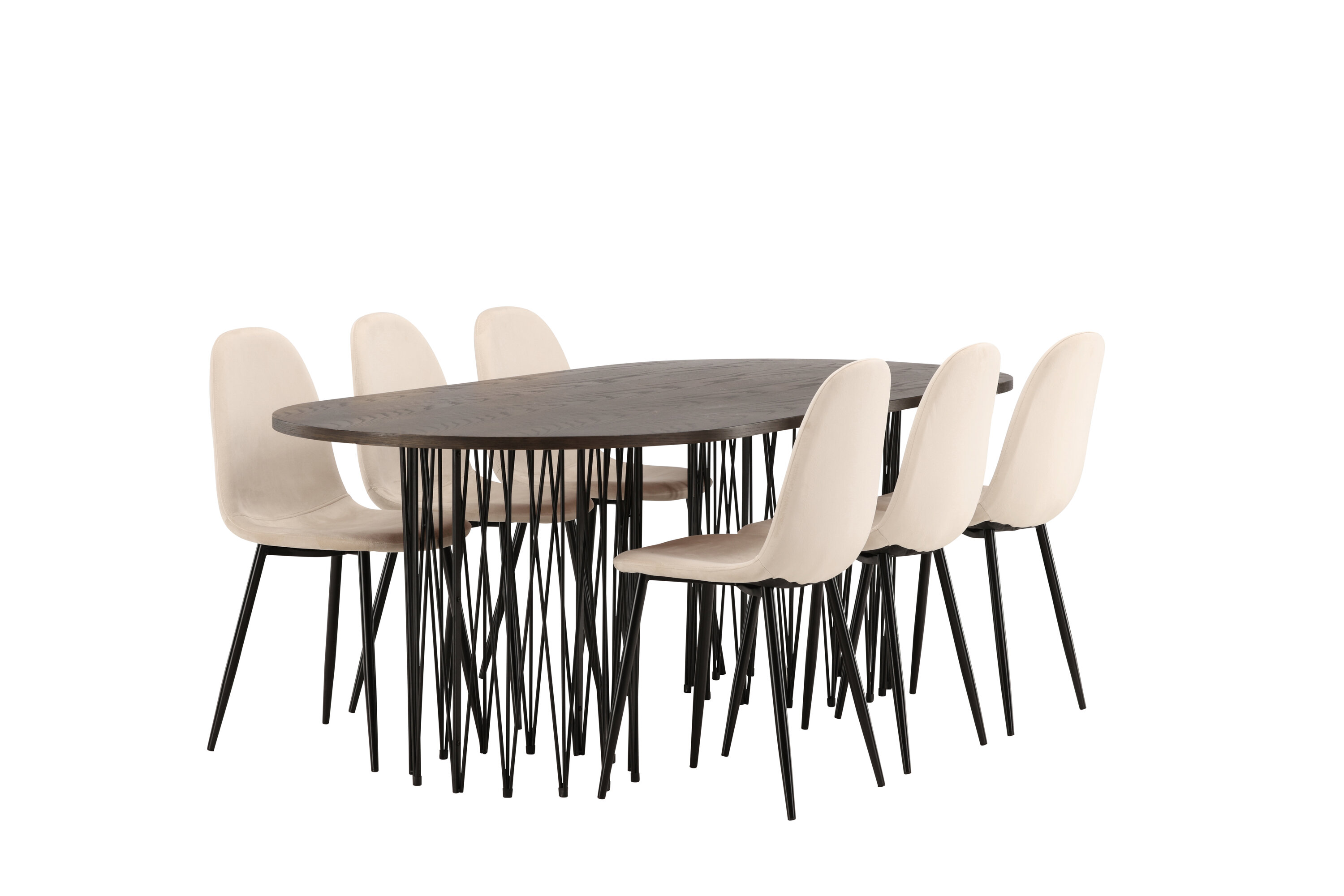 deLOHN Stone oval, Polar Ovális étkezőgarnitúra