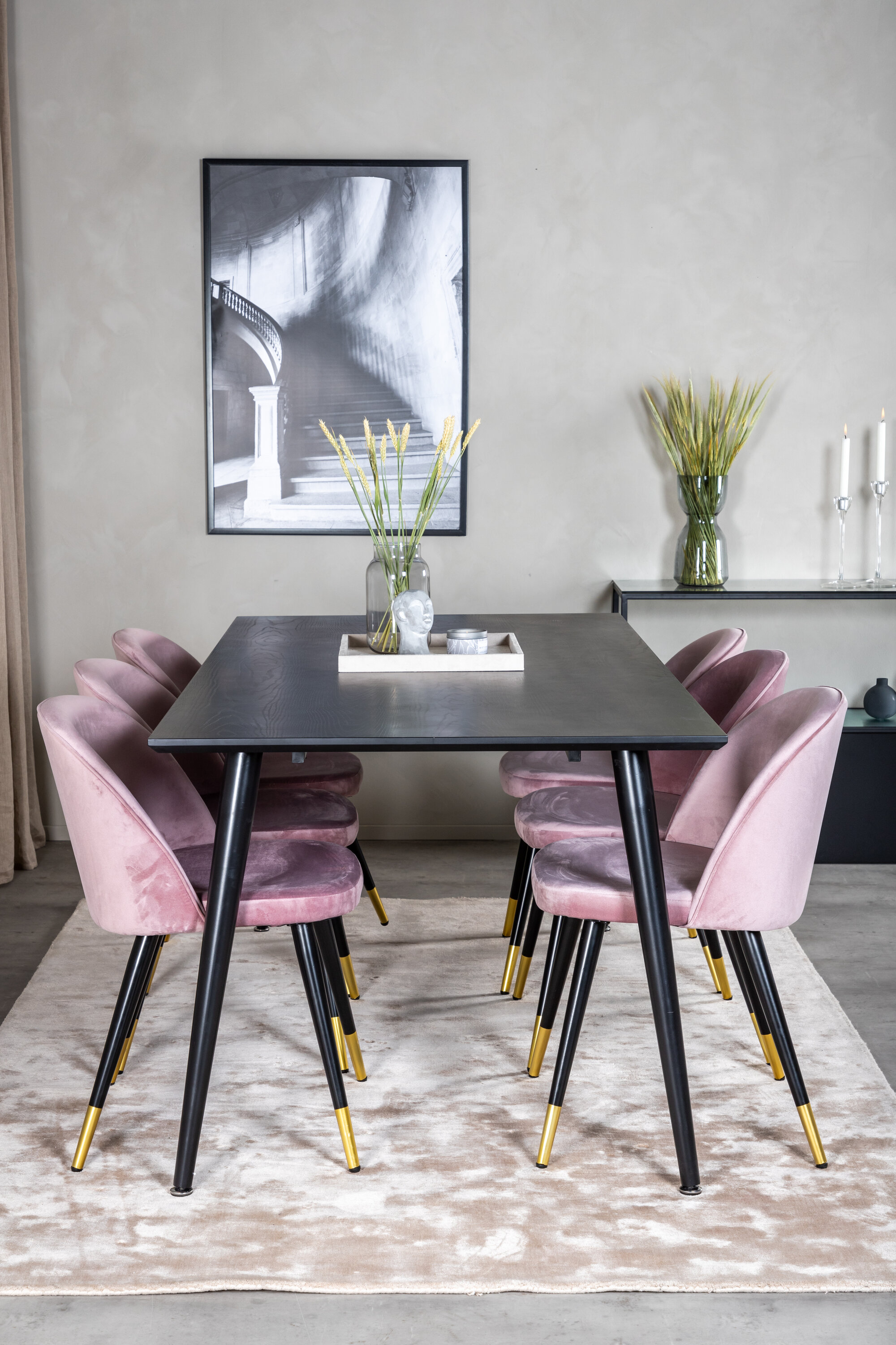 deLOHN Dipp, Velvet Téglalap alakú étkezőgarnitúra