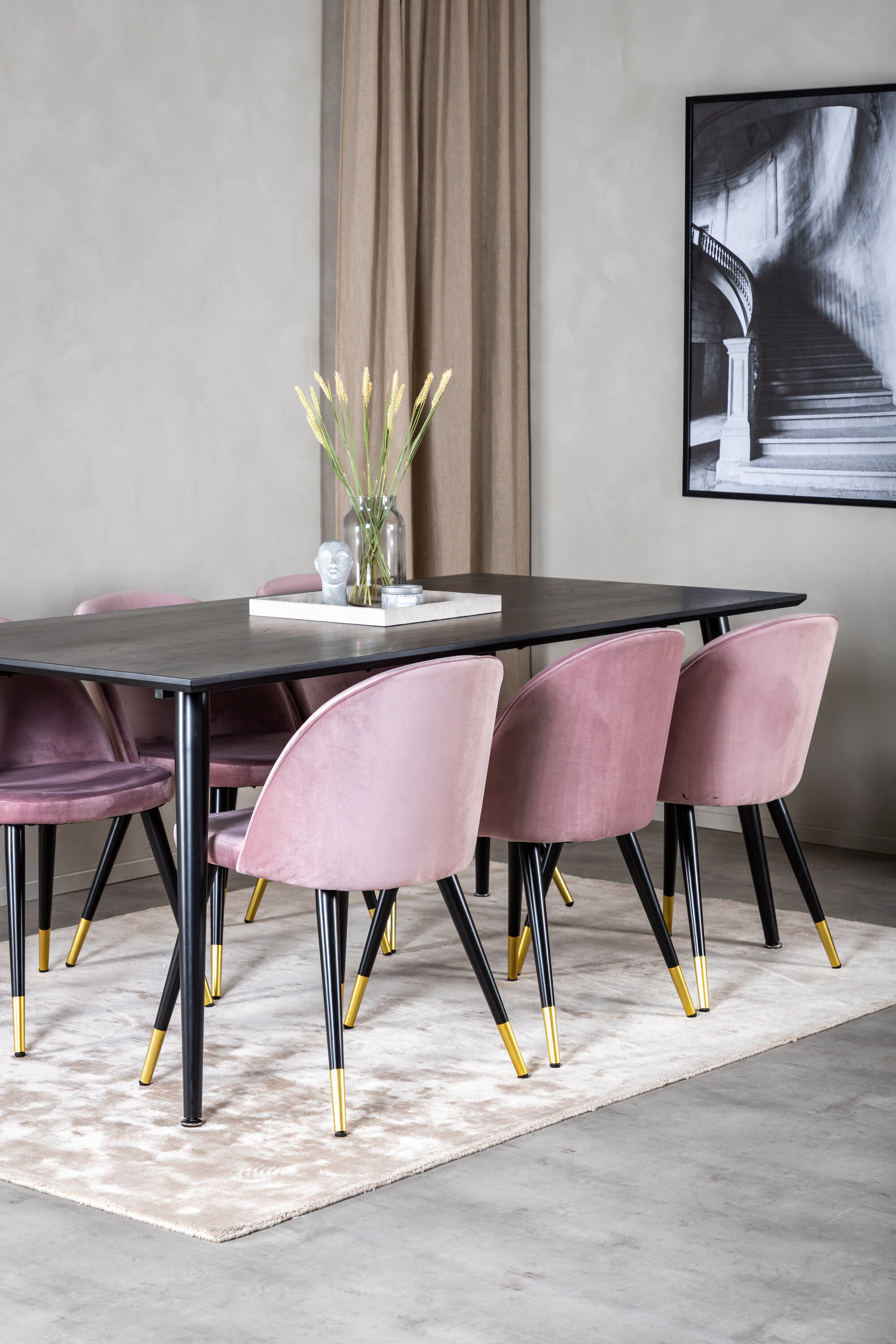 deLOHN Dipp, Velvet Téglalap alakú étkezőgarnitúra