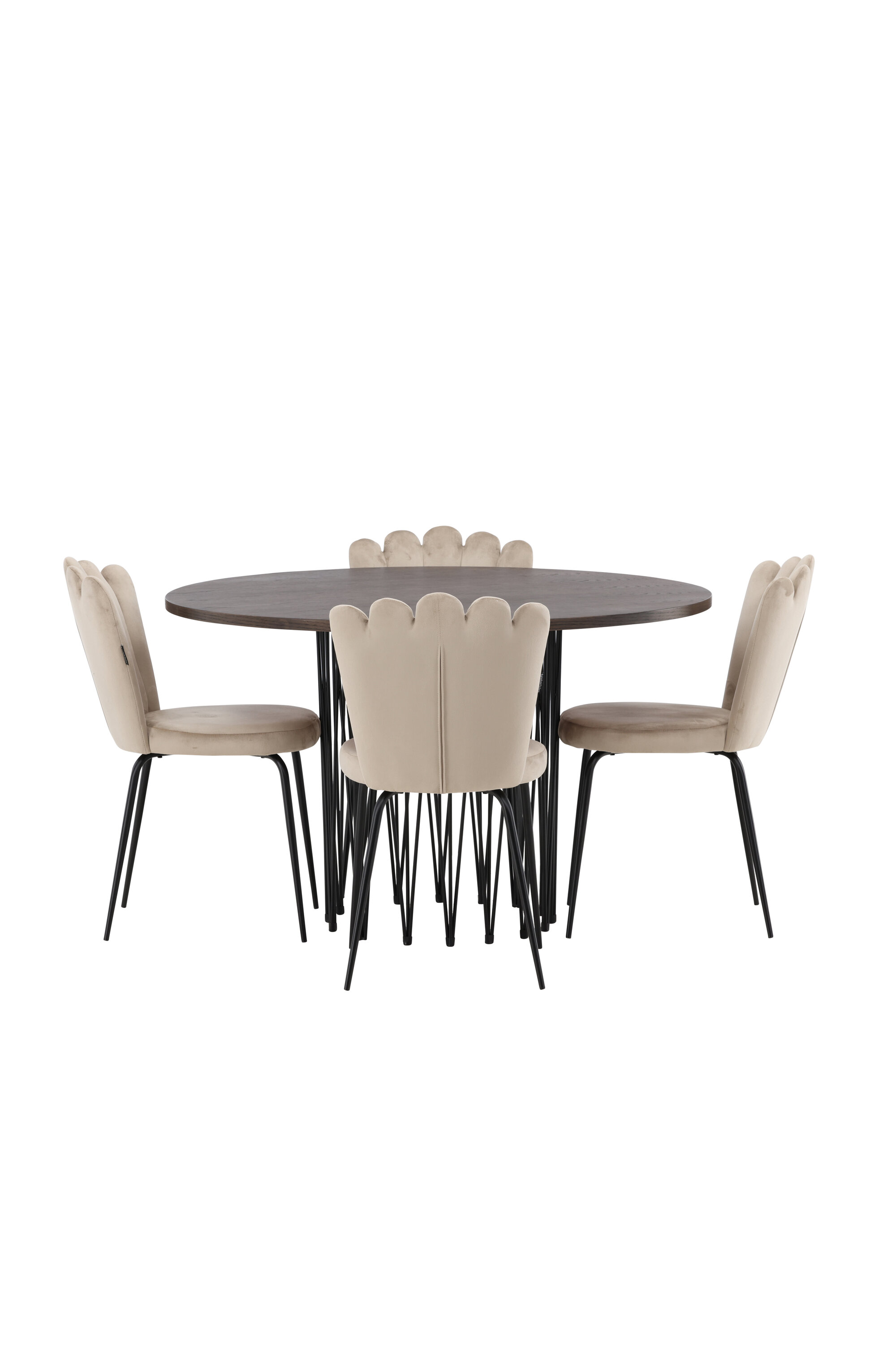 deLOHN Stone round, Limhamn Kör alakú étkezőgarnitúra