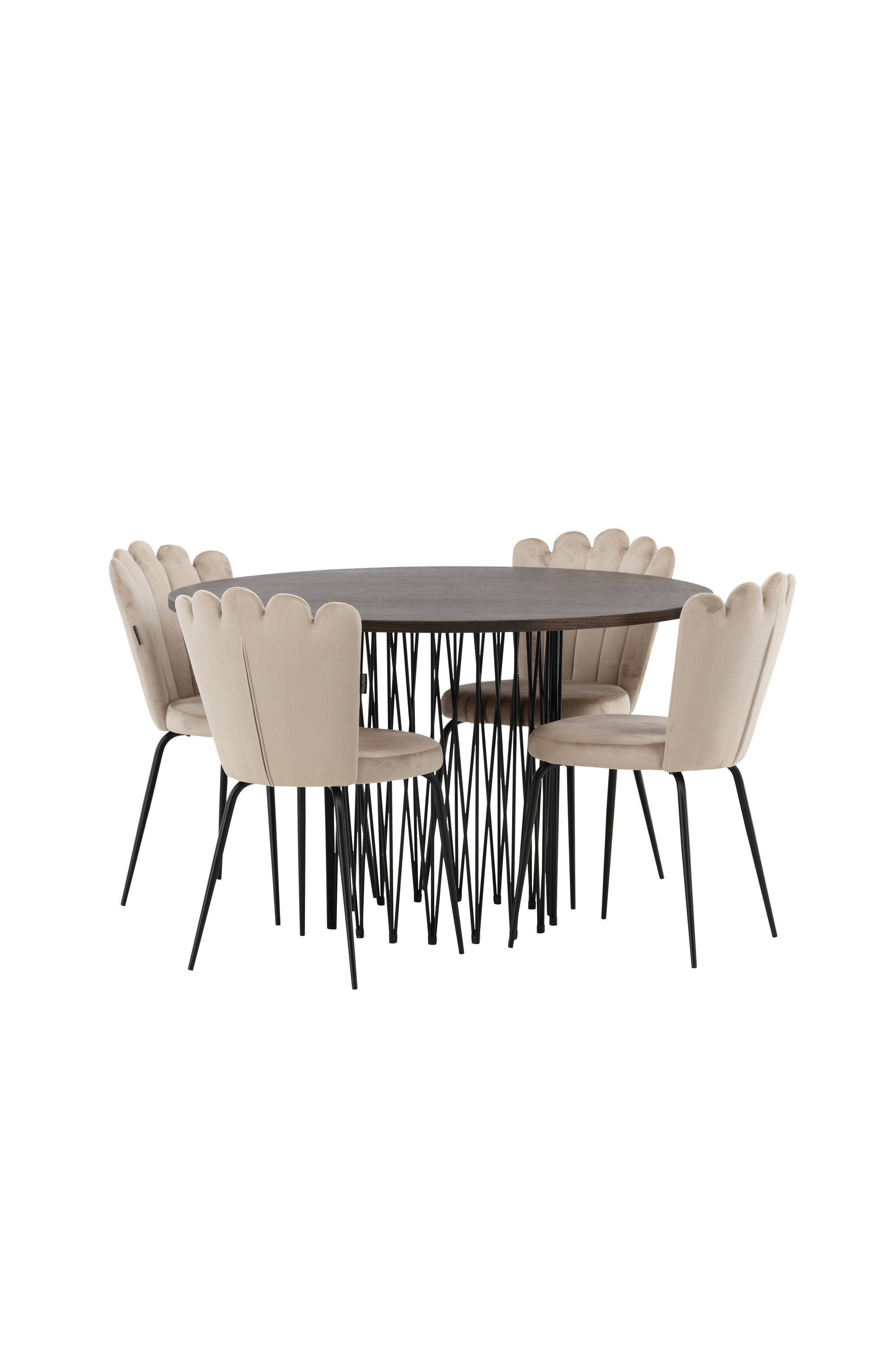 deLOHN Stone round, Limhamn Kör alakú étkezőgarnitúra