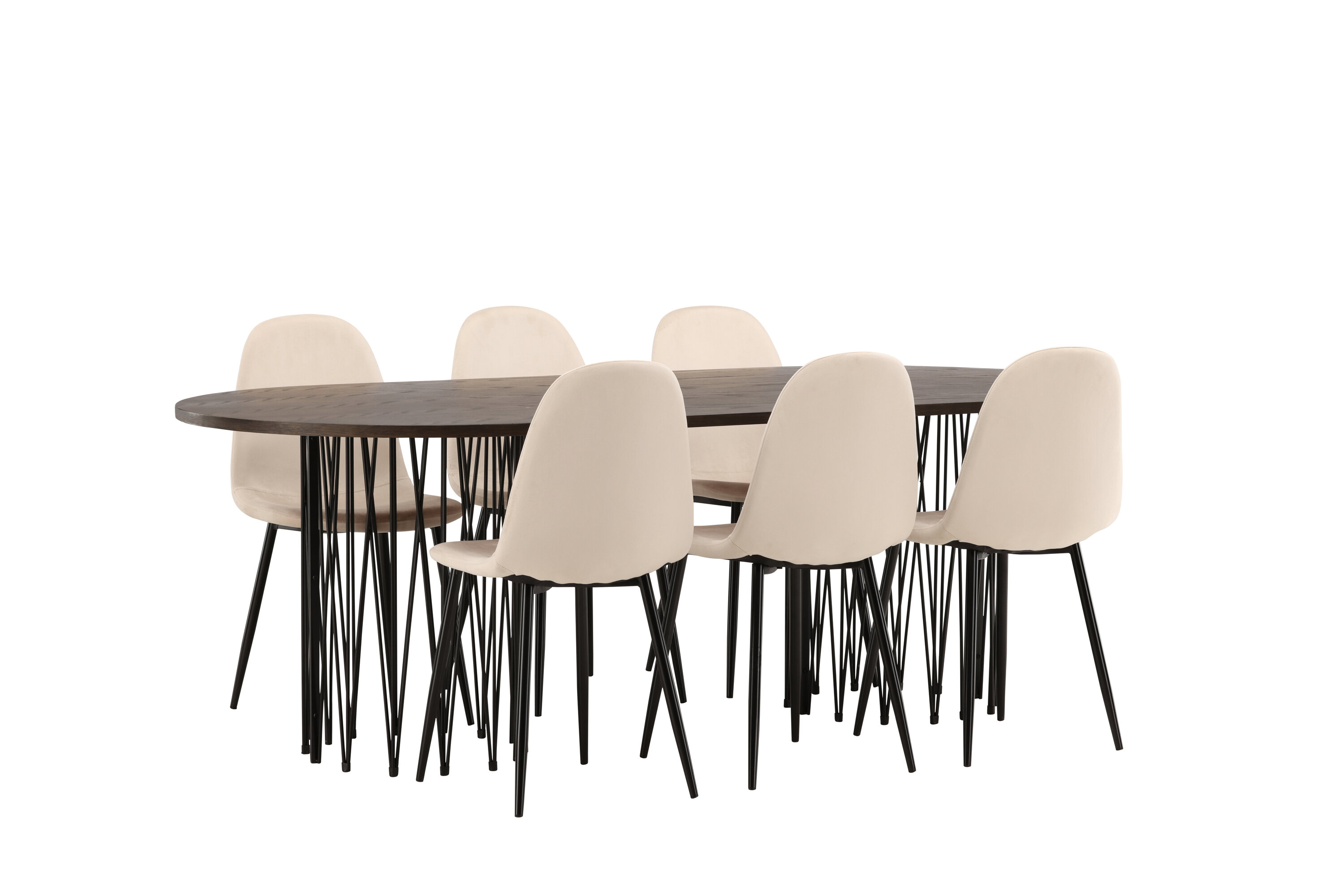 deLOHN Stone oval, Polar Ovális étkezőgarnitúra