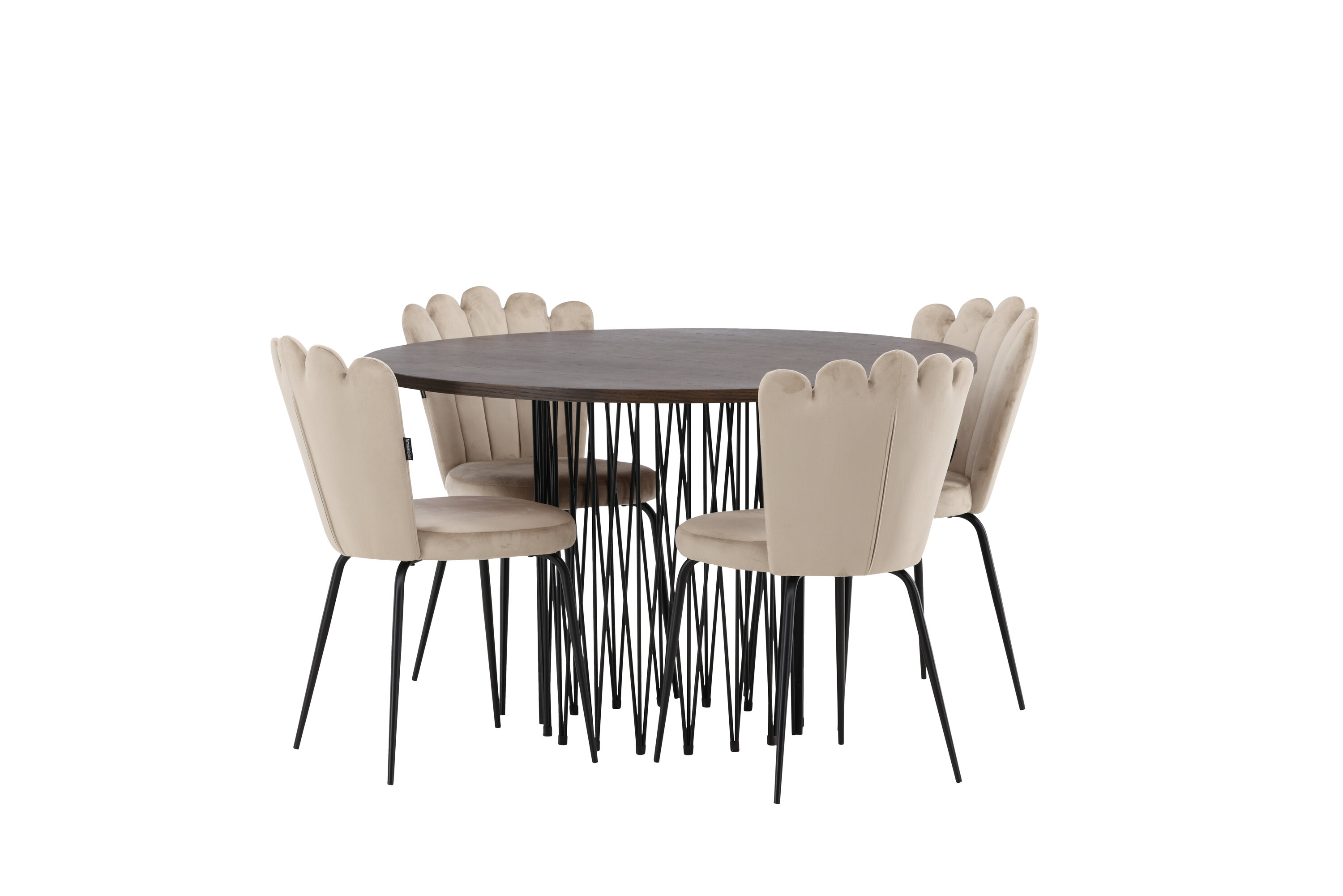 deLOHN Stone round, Limhamn Kör alakú étkezőgarnitúra