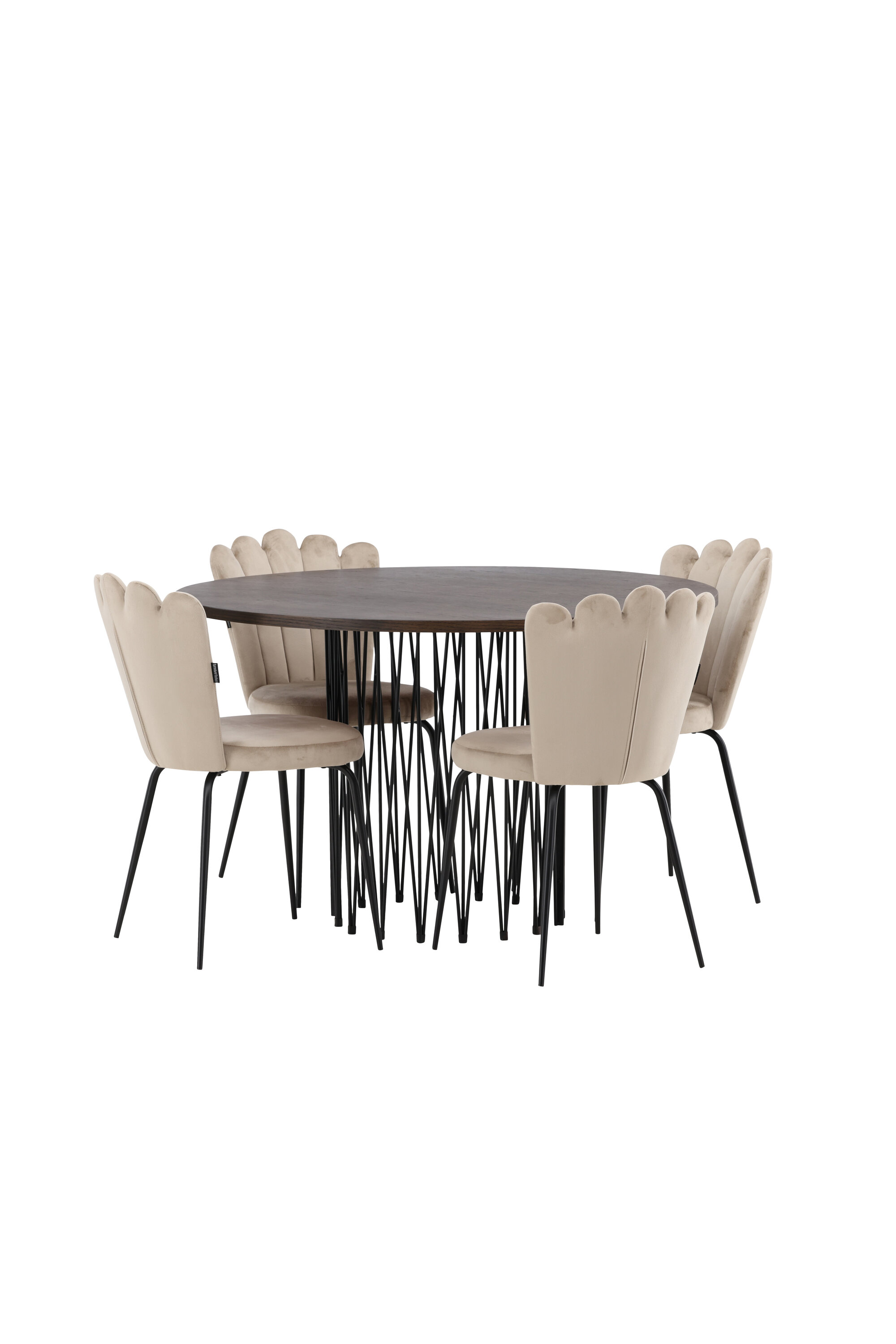 deLOHN Stone round, Limhamn Kör alakú étkezőgarnitúra