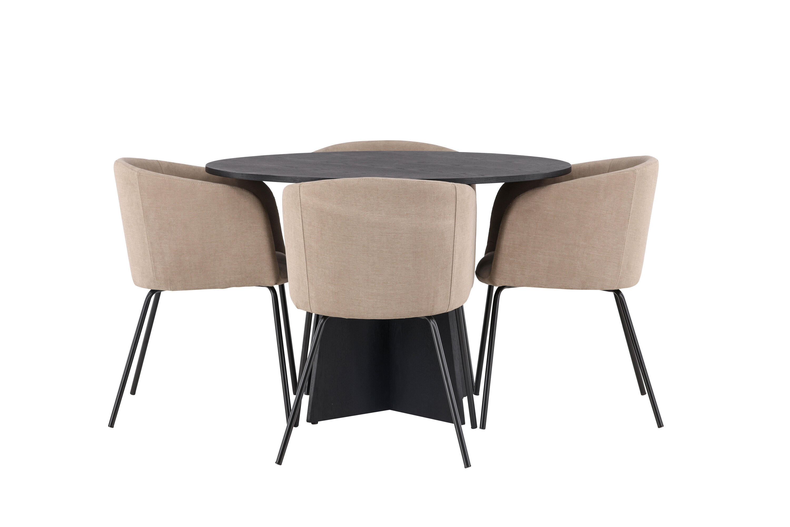 deLOHN Bootcut Round, Berit Kör alakú étkezőgarnitúra