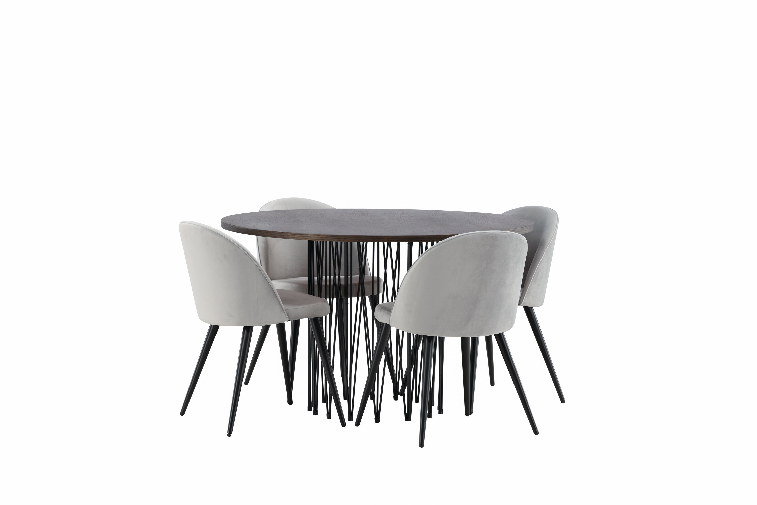 deLOHN Stone round, Velvet Kör alakú étkezőgarnitúra