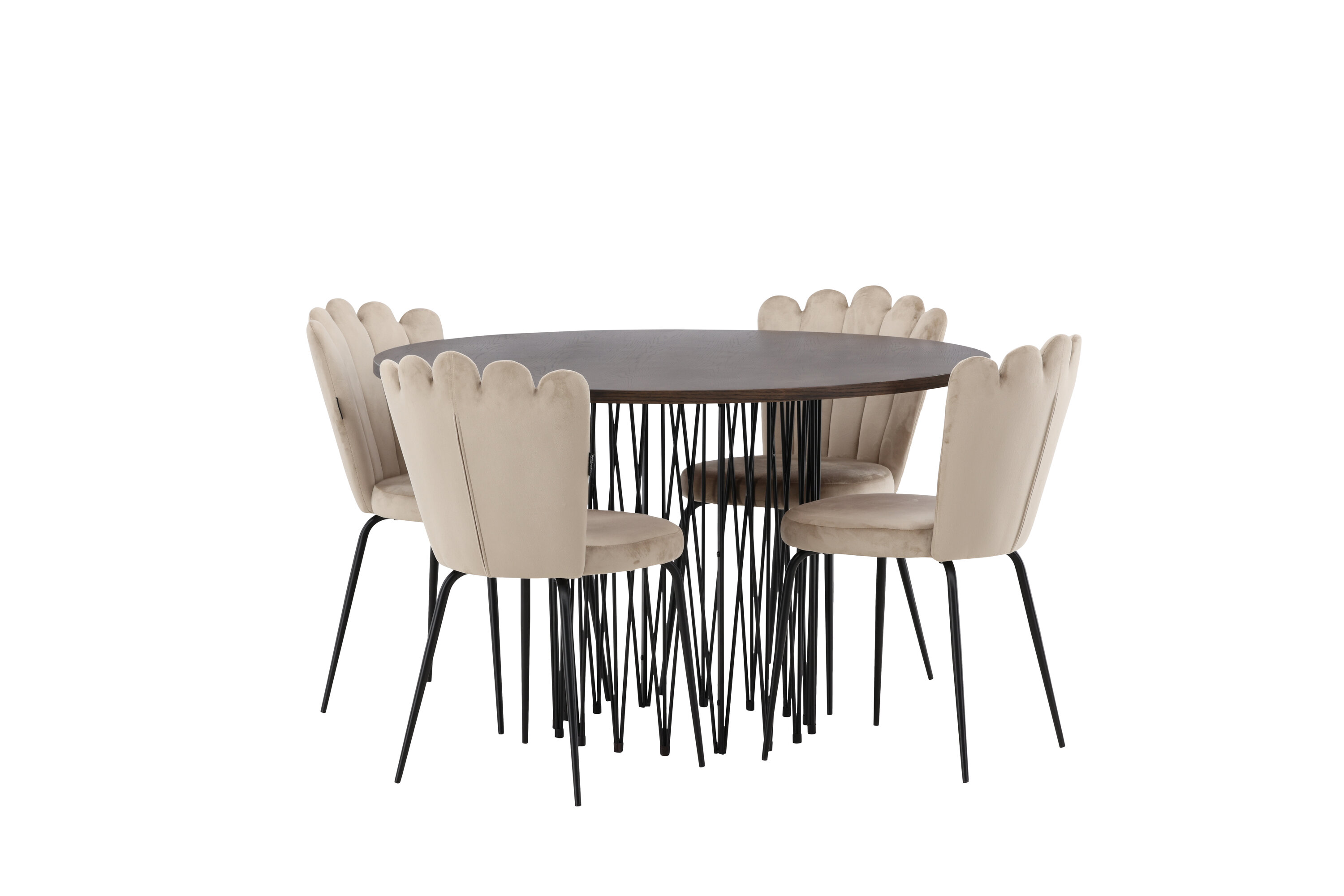 deLOHN Stone round, Limhamn Kör alakú étkezőgarnitúra