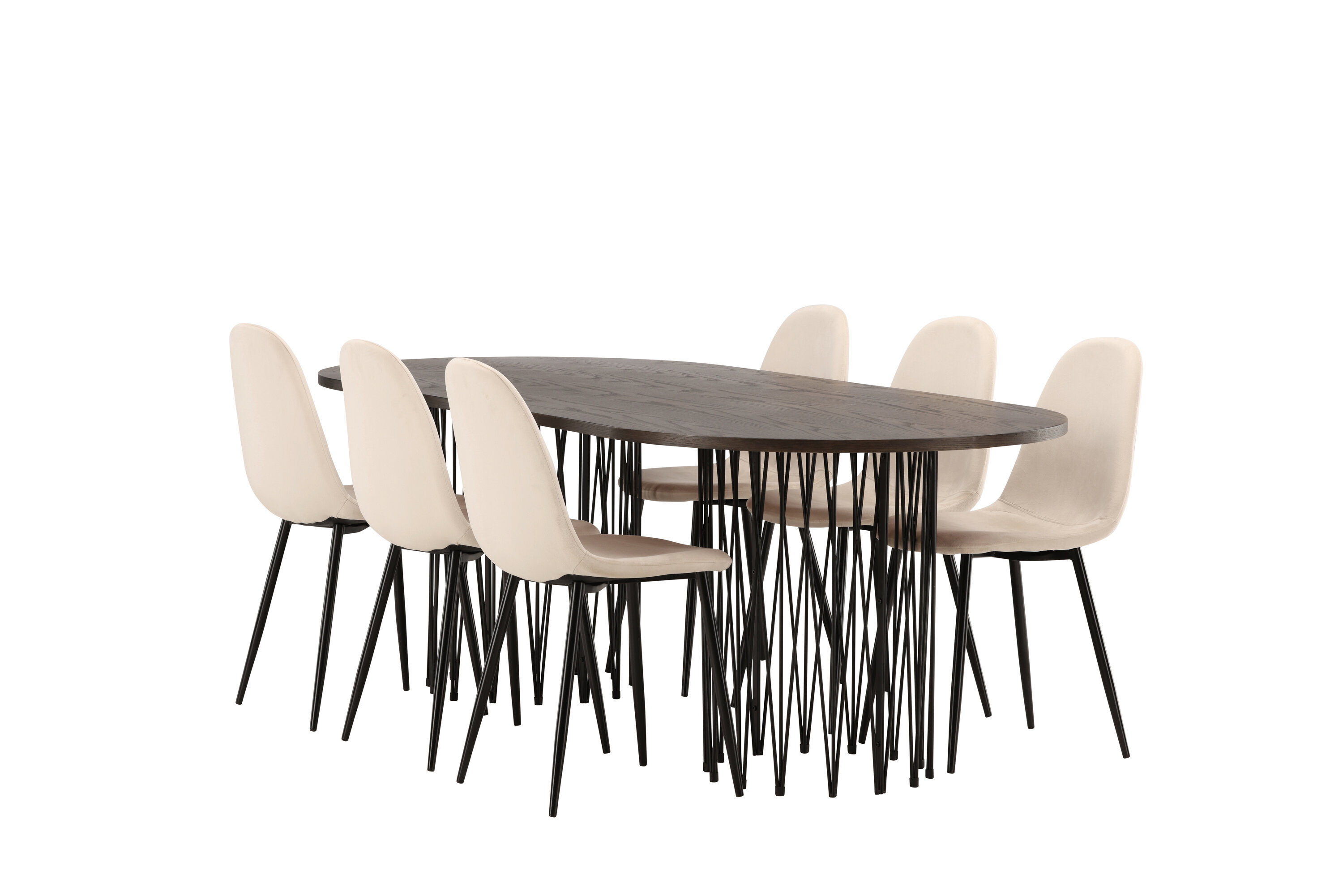 deLOHN Stone oval, Polar Ovális étkezőgarnitúra