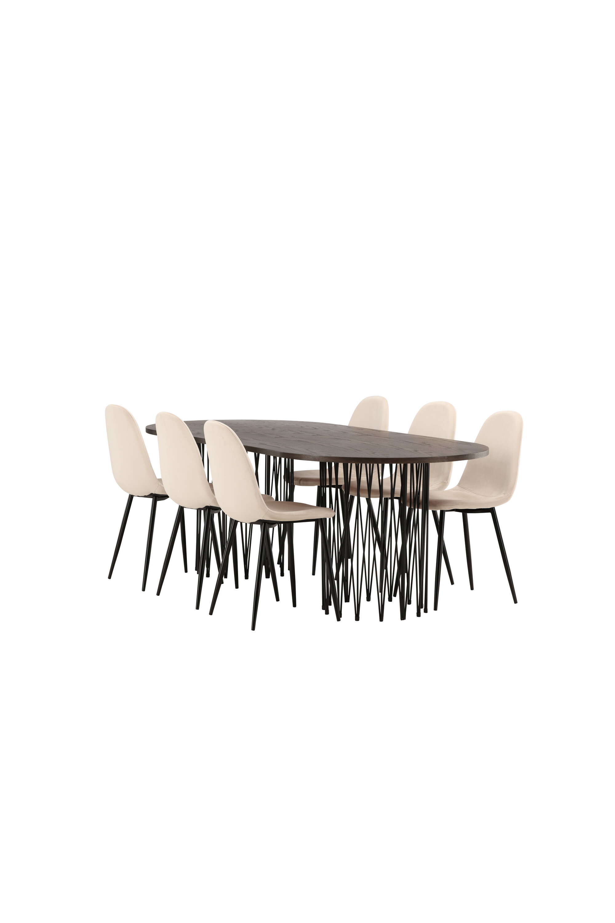 deLOHN Stone oval, Polar Ovális étkezőgarnitúra