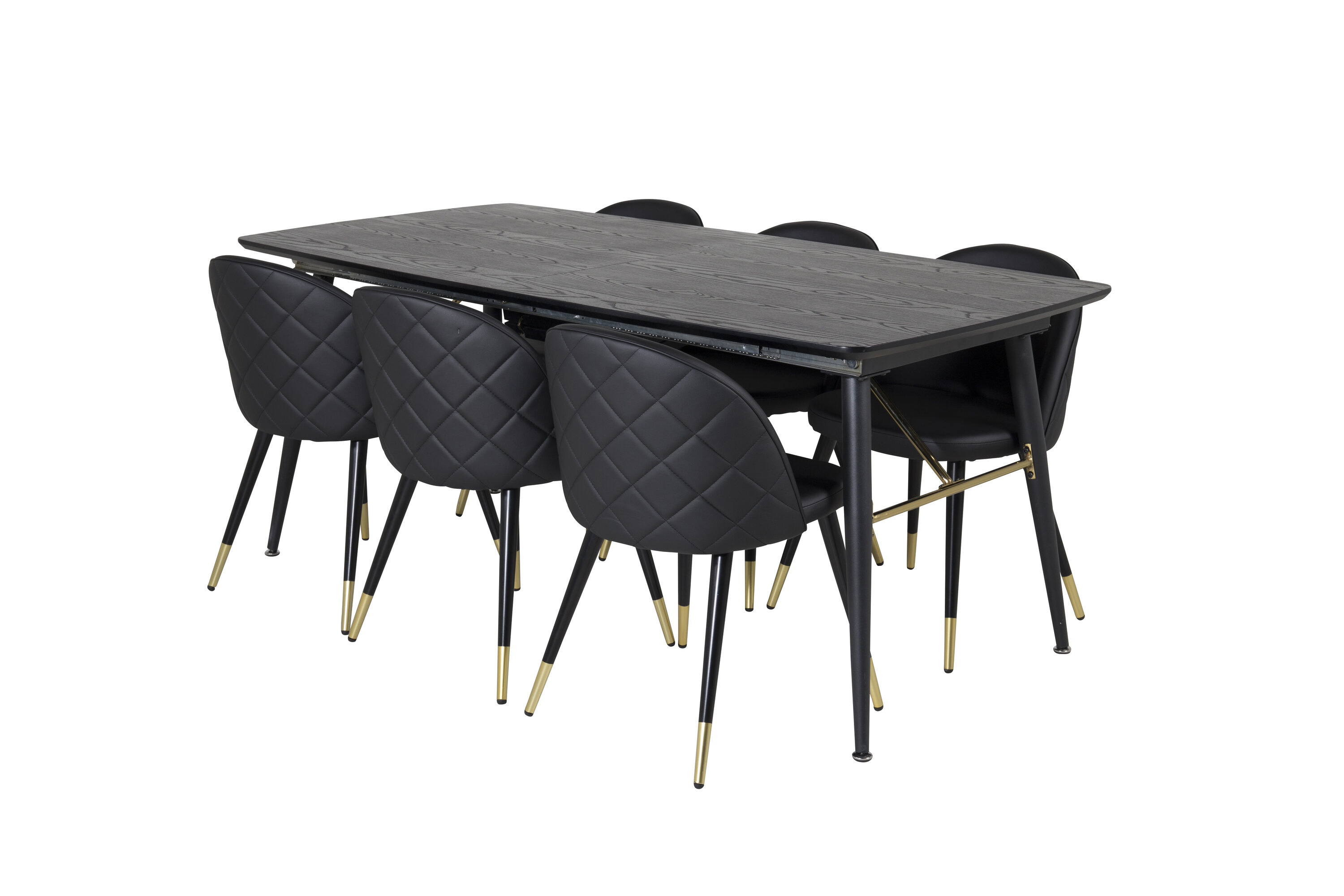 deLOHN Gold, Velvet Téglalap alakú étkezőgarnitúra deLOHN Gold, Velvet Téglalap alakú étkezőgarnitúra