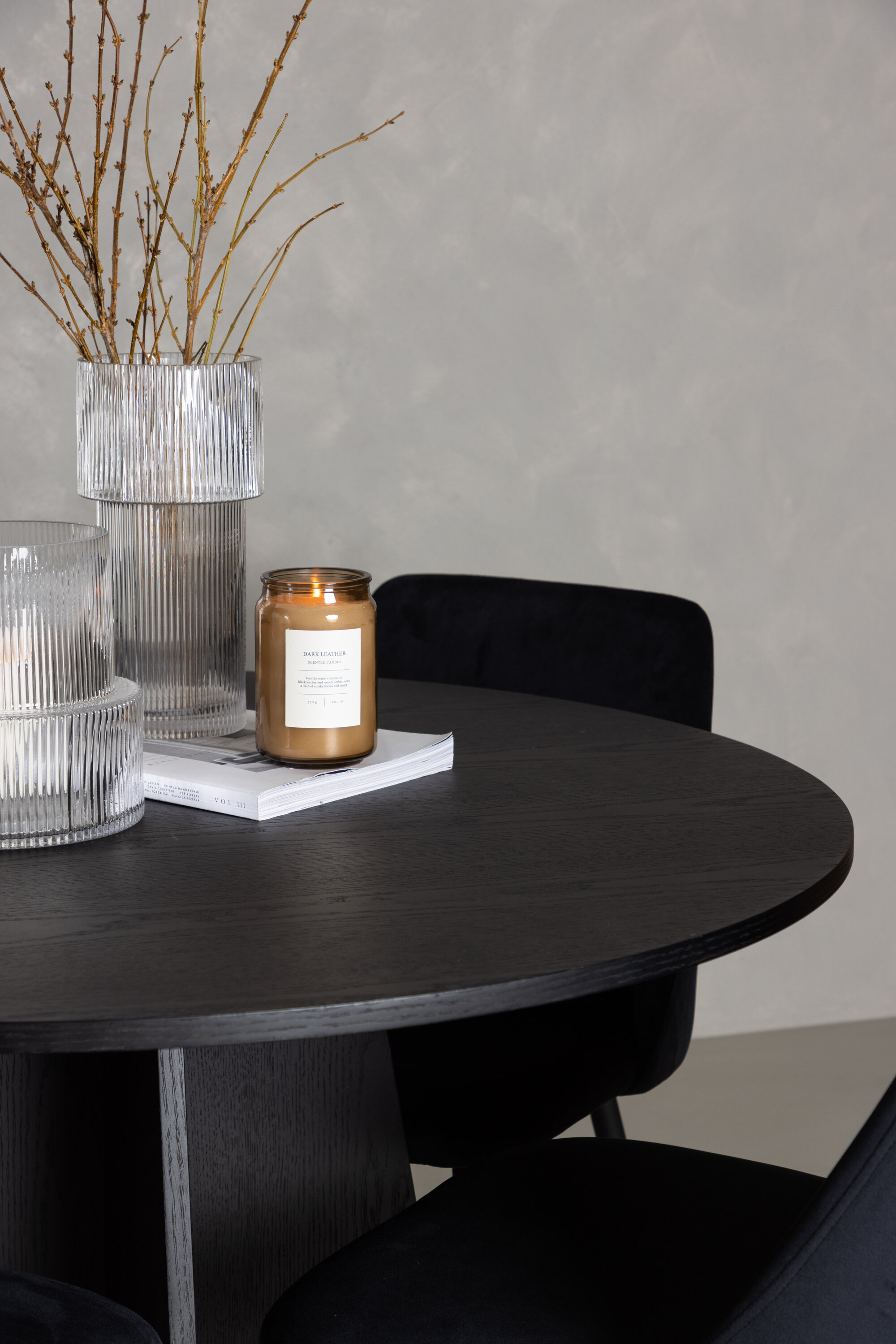 deLOHN Night Kör alakú étkezőgarnitúra