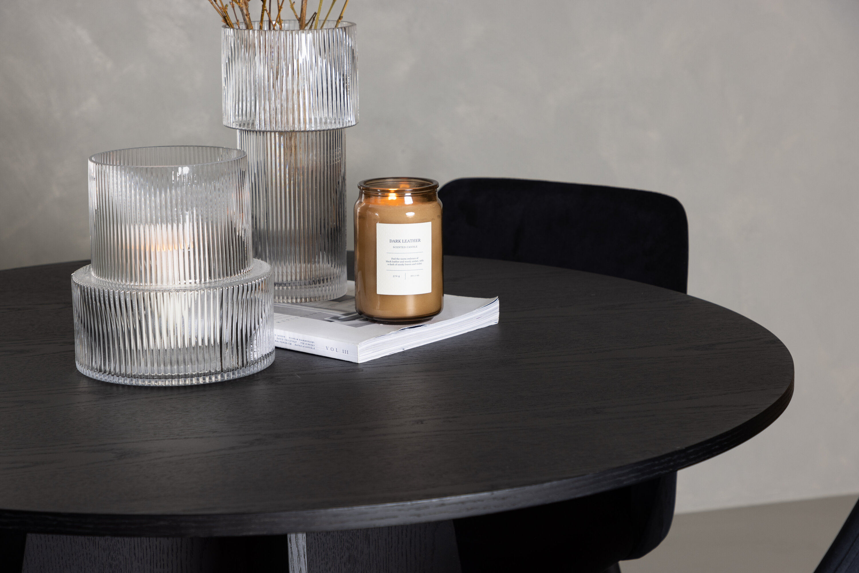 deLOHN Night Kör alakú étkezőgarnitúra