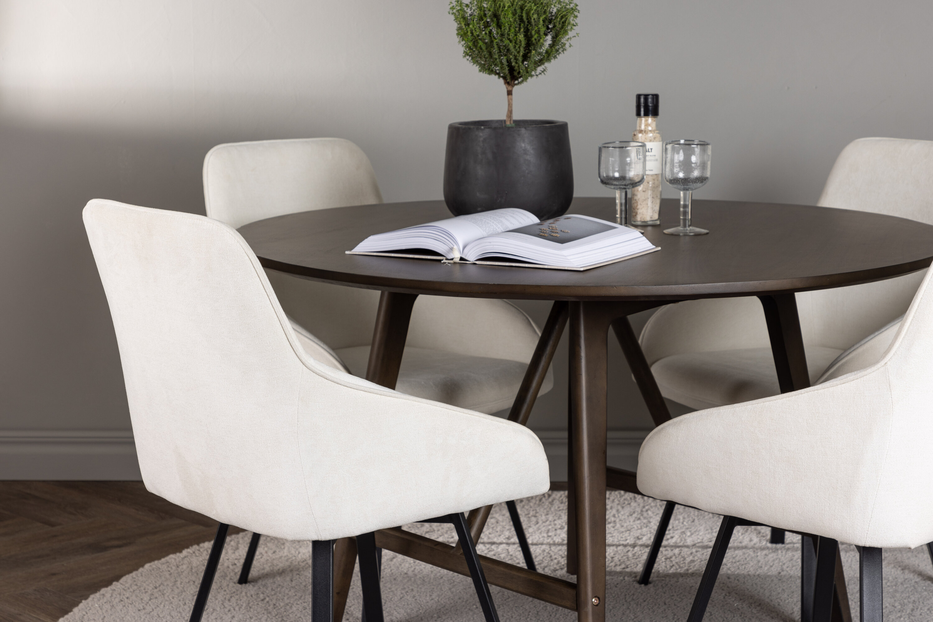 deLOHN Rosie Kör alakú étkezőgarnitúra