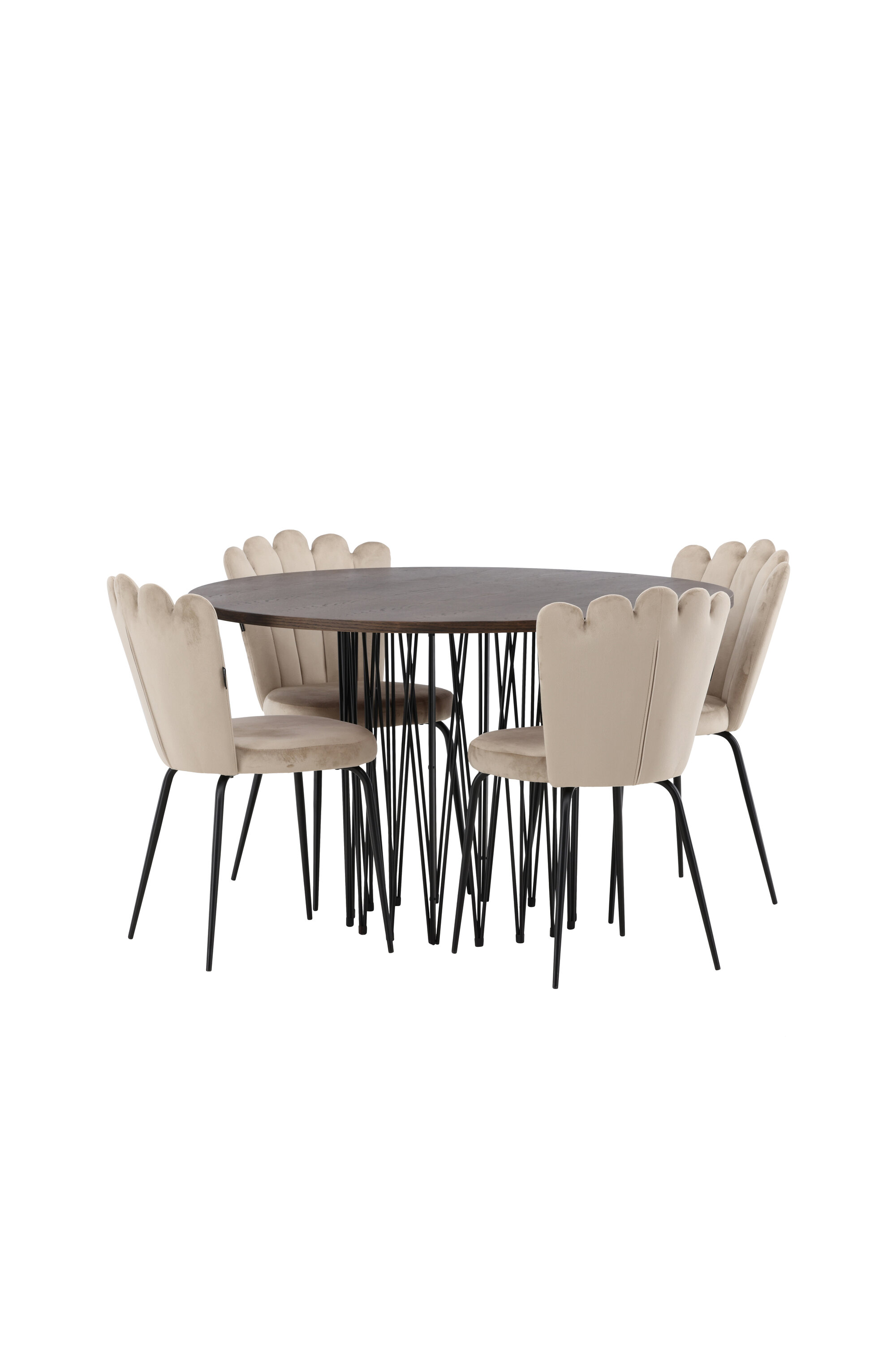 deLOHN Stone round, Limhamn Kör alakú étkezőgarnitúra