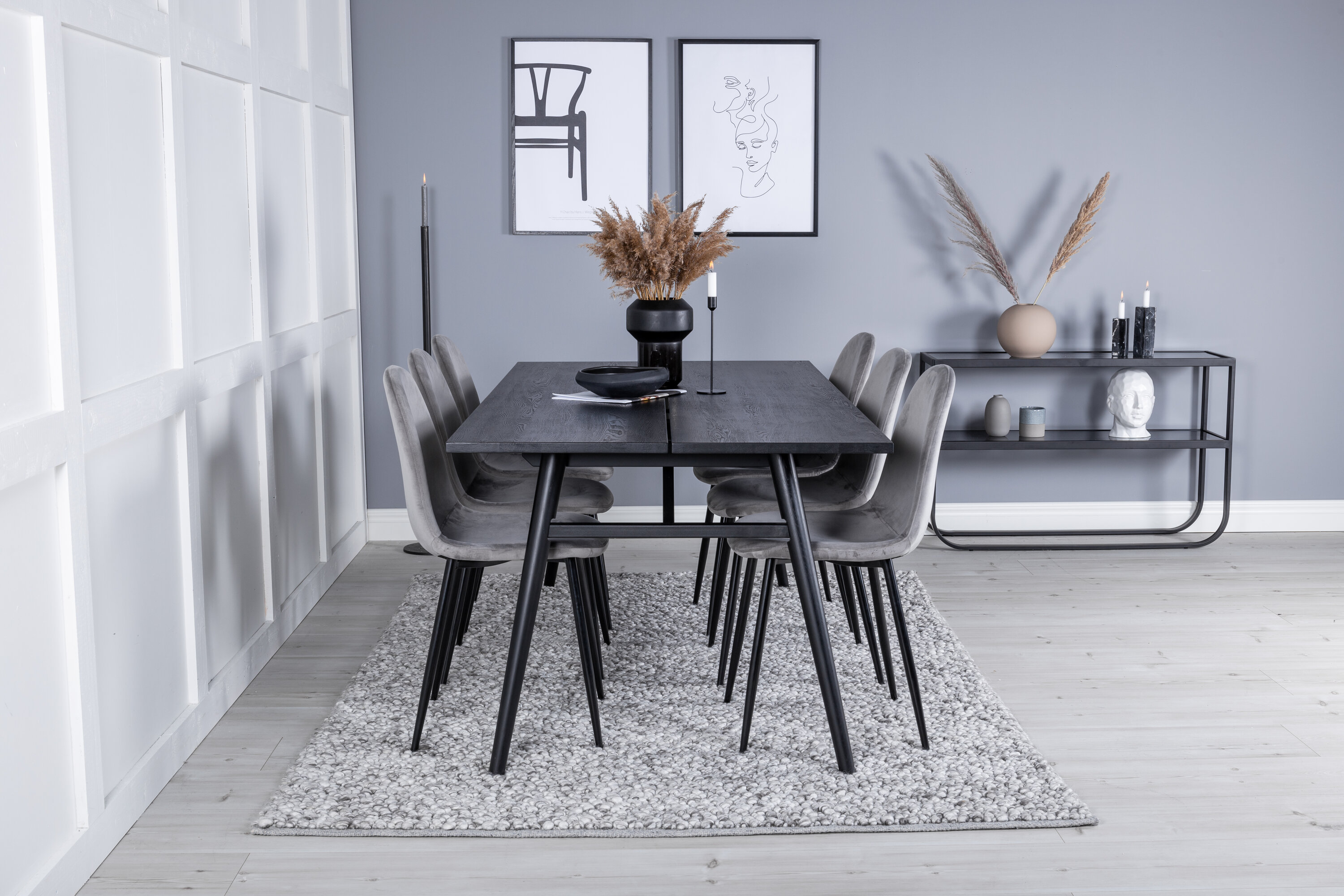 deLOHN Sleek, Polar Téglalap alakú étkezőgarnitúra deLOHN Sleek, Polar Téglalap alakú étkezőgarnitúra